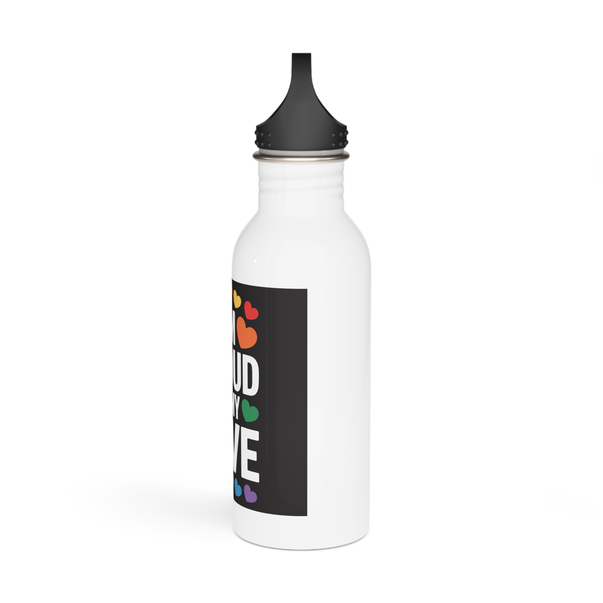 Lesbian Pride Design E2362C Stainless Steel Water Bottle - Image 4