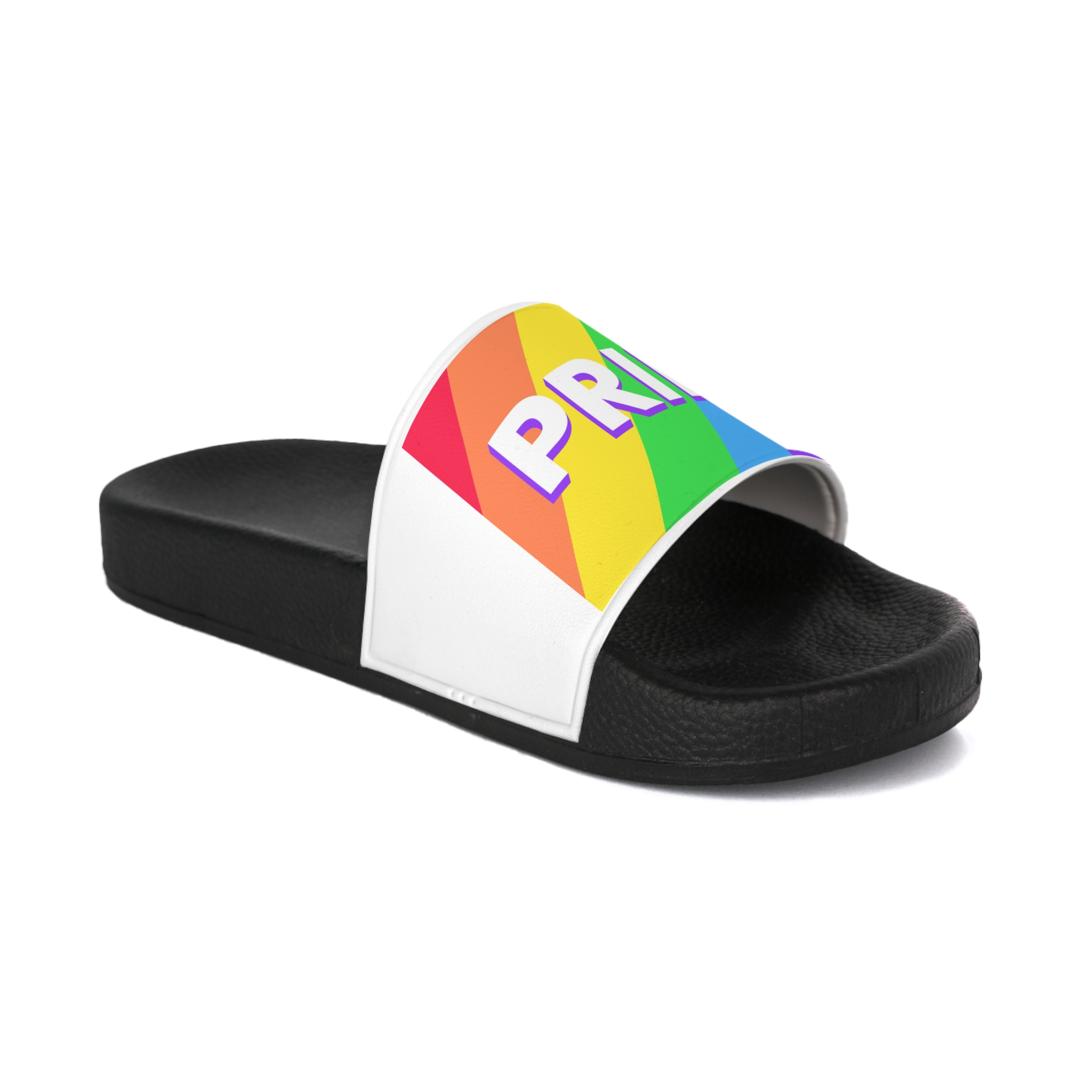 Pride Background 3 Mens Slide Sandals - Image 2