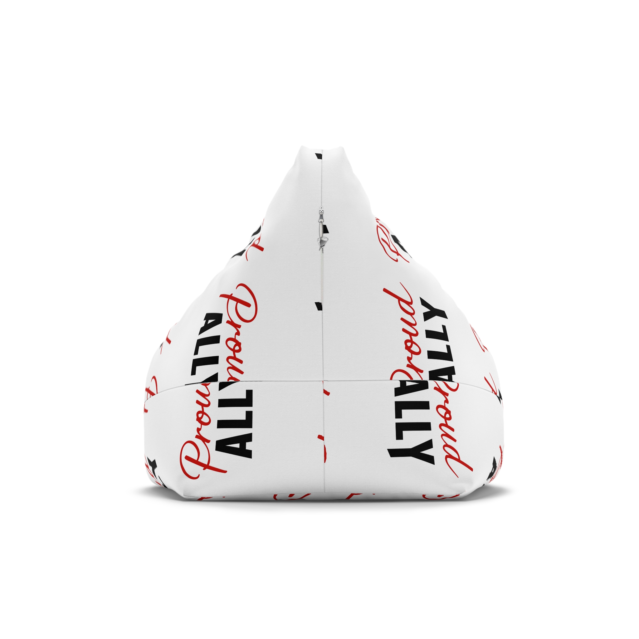 Proud Ally T Shirt Design Isolated White Background Bean Bag Chair Cover - Image 2