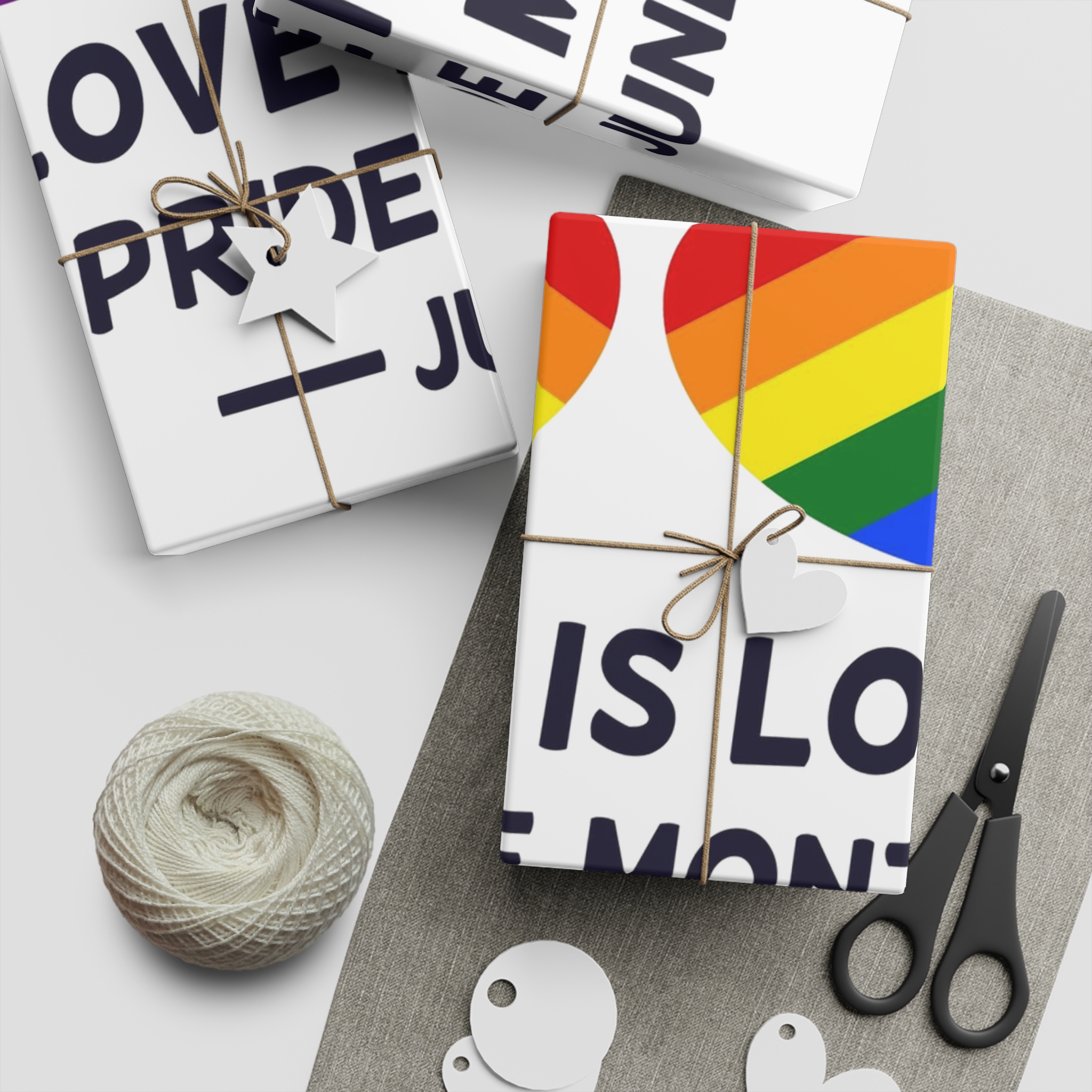 Lgbtq Pride Month June Every Year Rainbow Sign Pride Community Design Banner Poster Card Background Template Gift Wrapping Paper Sheets 1pc - Image 5