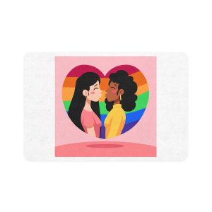 Lesbian Pride Design 2D6E24 Pet Food Mat 12x18