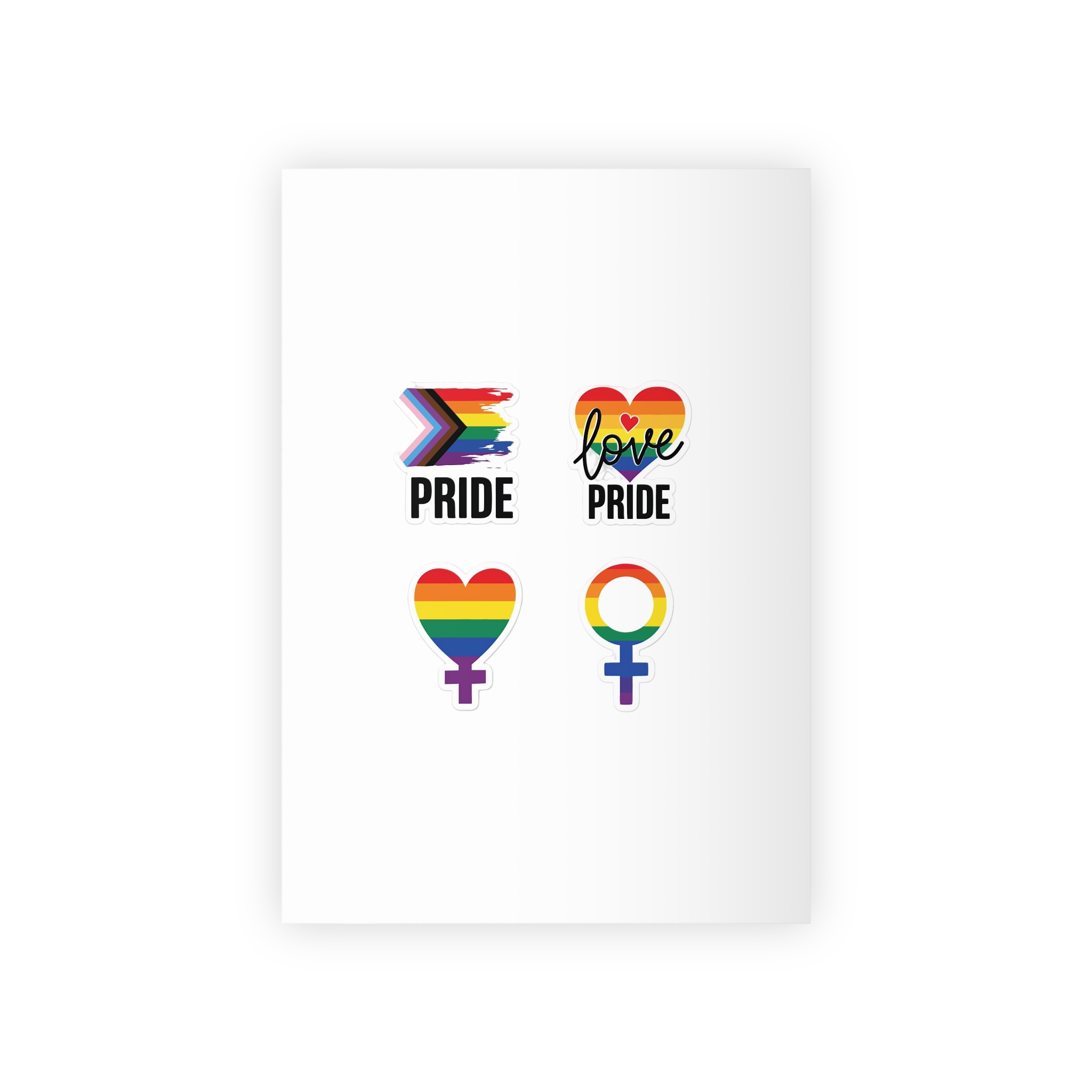 Celebrate Diversity Inclusion With Pride Symbols Rainbow Designs Gift Wrapping Paper Rolls 1pc