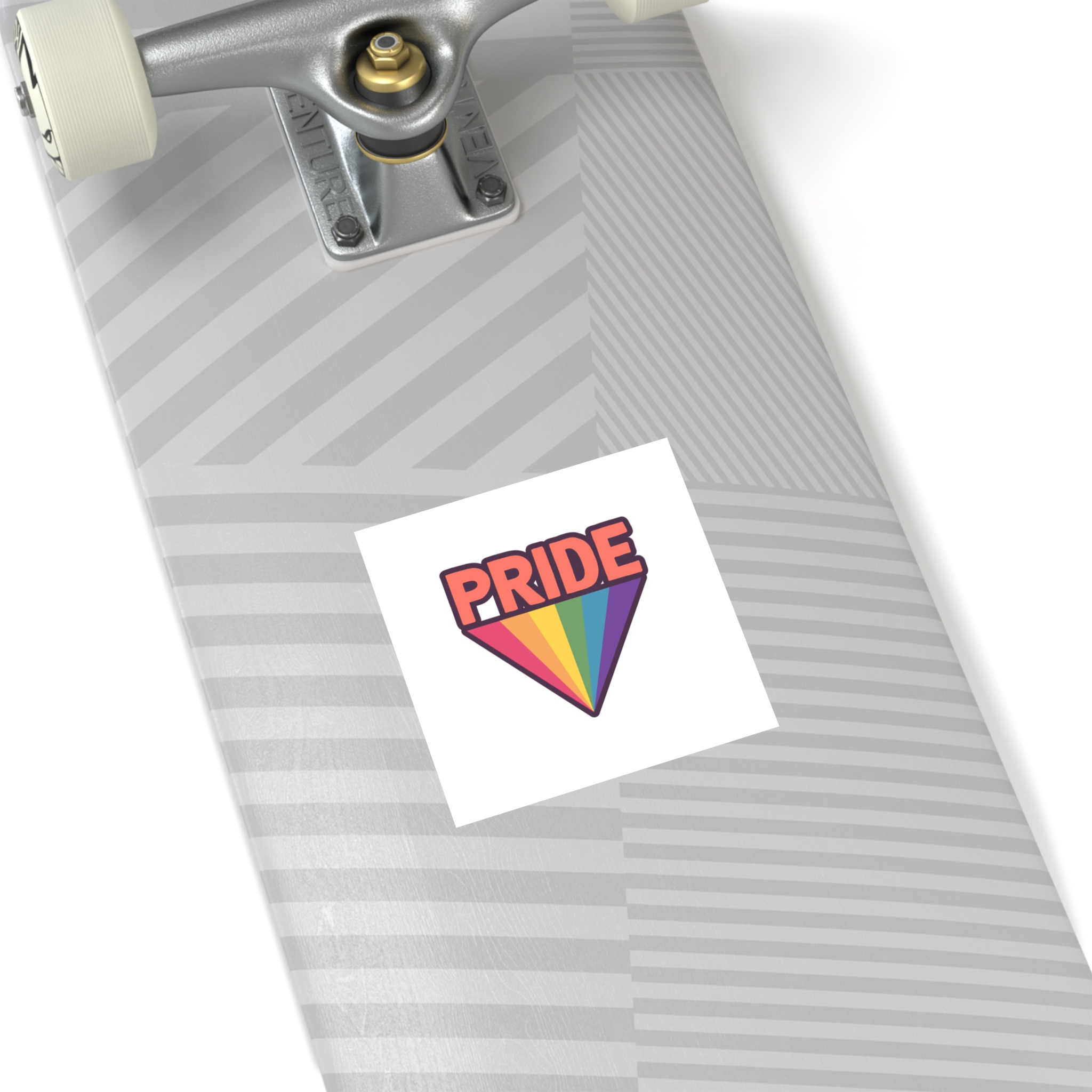 Pride With Rainbow(1) Laminate Stickers Square - Image 28