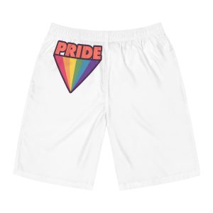 Pride With Rainbow1 Mens Board Shorts Aop