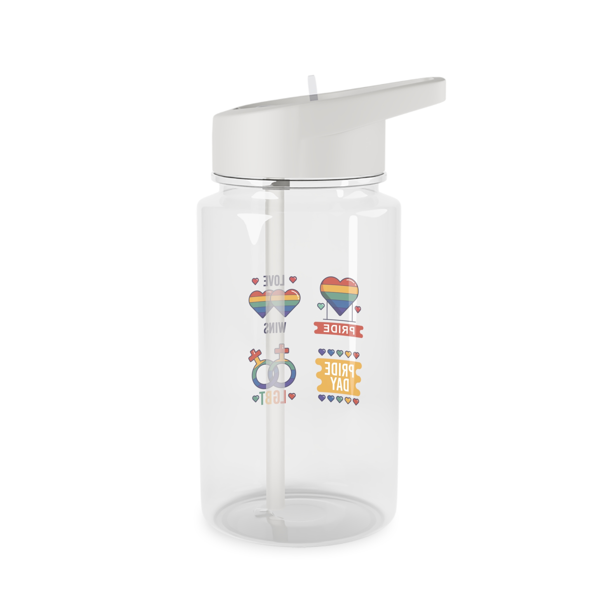 Pride Day Label Collection Concept Tritan Water Bottle - Image 2