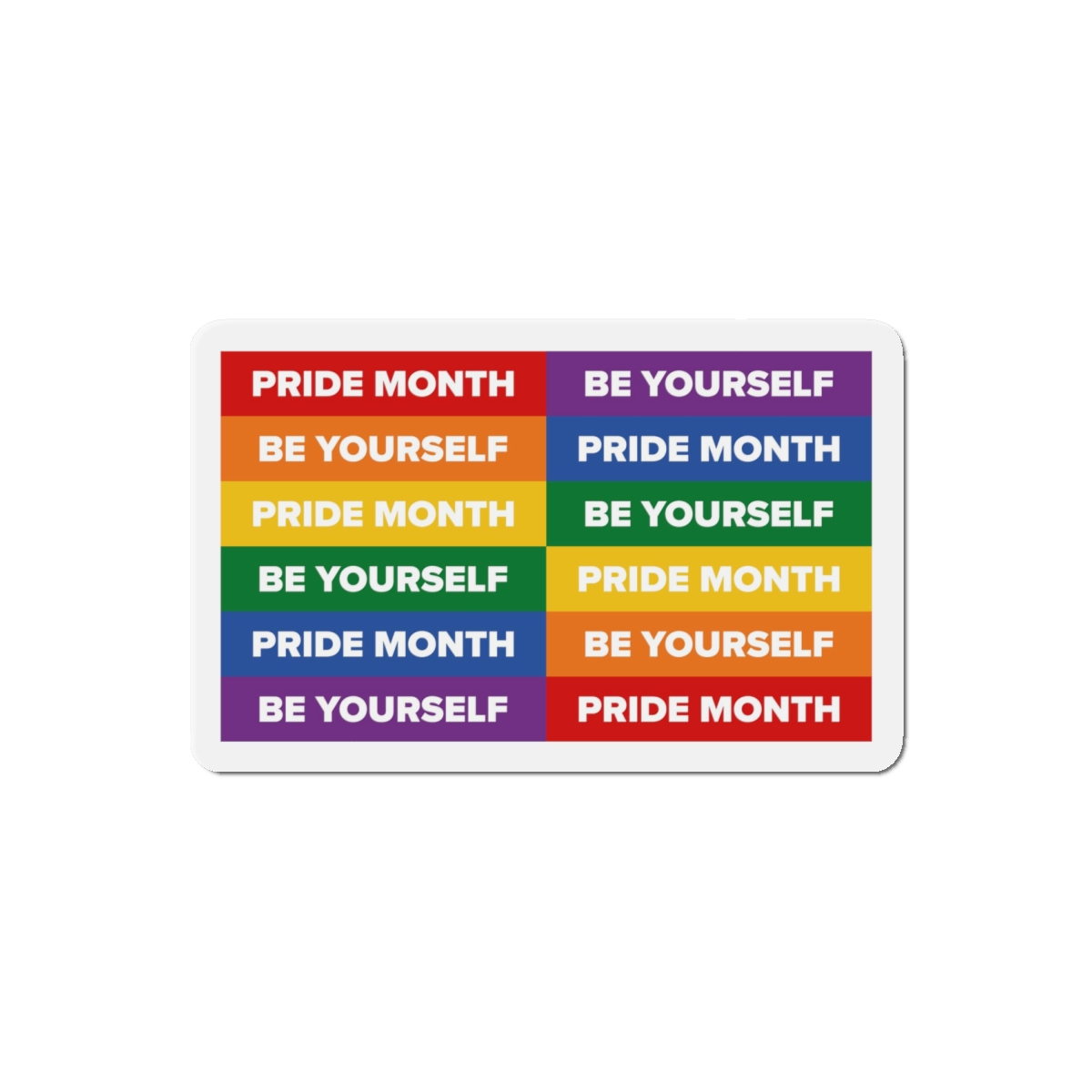 Lesbian Pride Design 33F9F4 Die Cut Magnets - Image 13