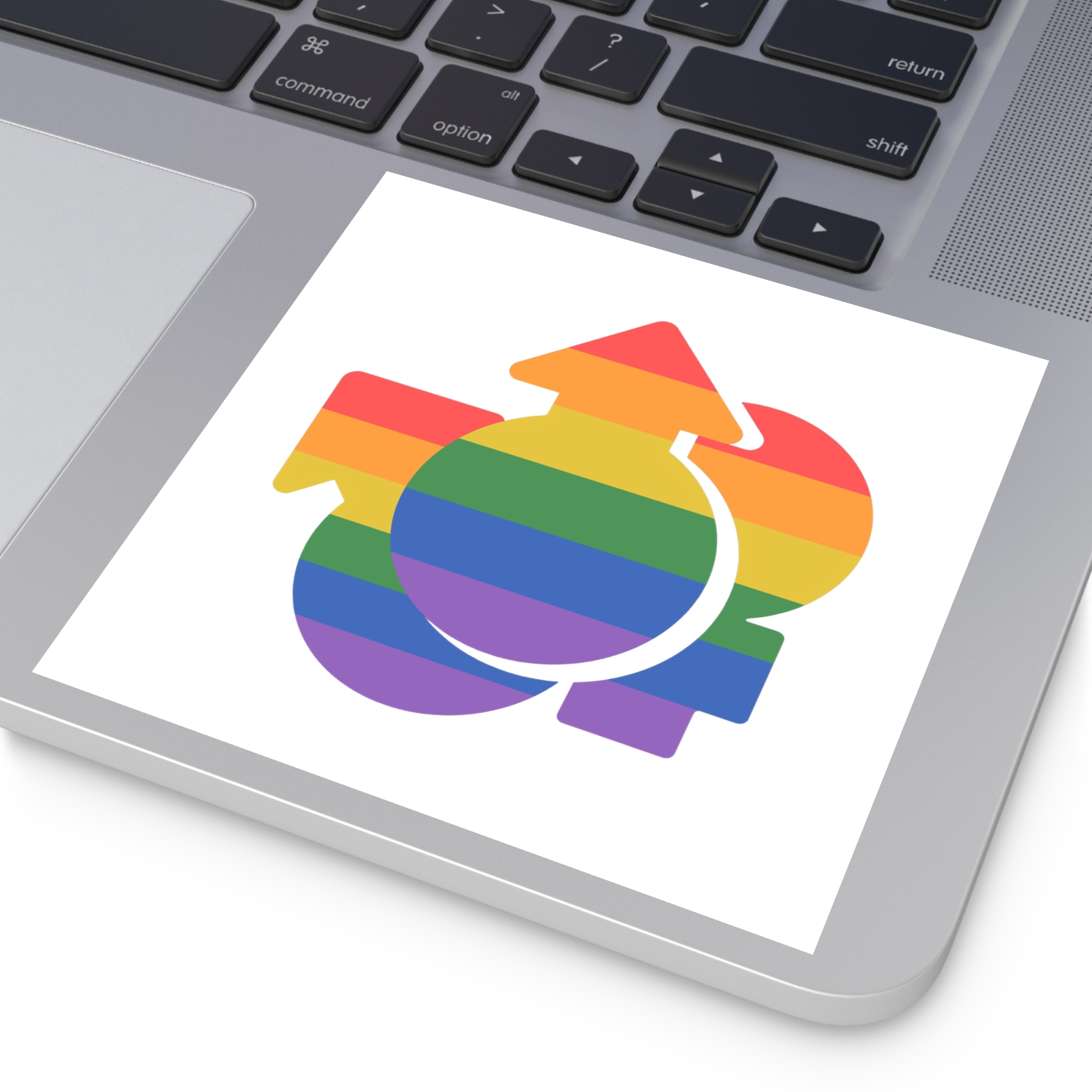 Lgbt Icon Isolated Black Background Lgbt Community Human Rights Concept Vector Flat Illustration Poster Card Banner Laminate Stickers Square - Image 47
