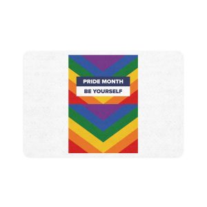 Lgbt Pride Month June Lesbian Gay Bisexual Transgender Lgbtq Flag Rainbow Vector(1)2 Pet Food Mat 12x18