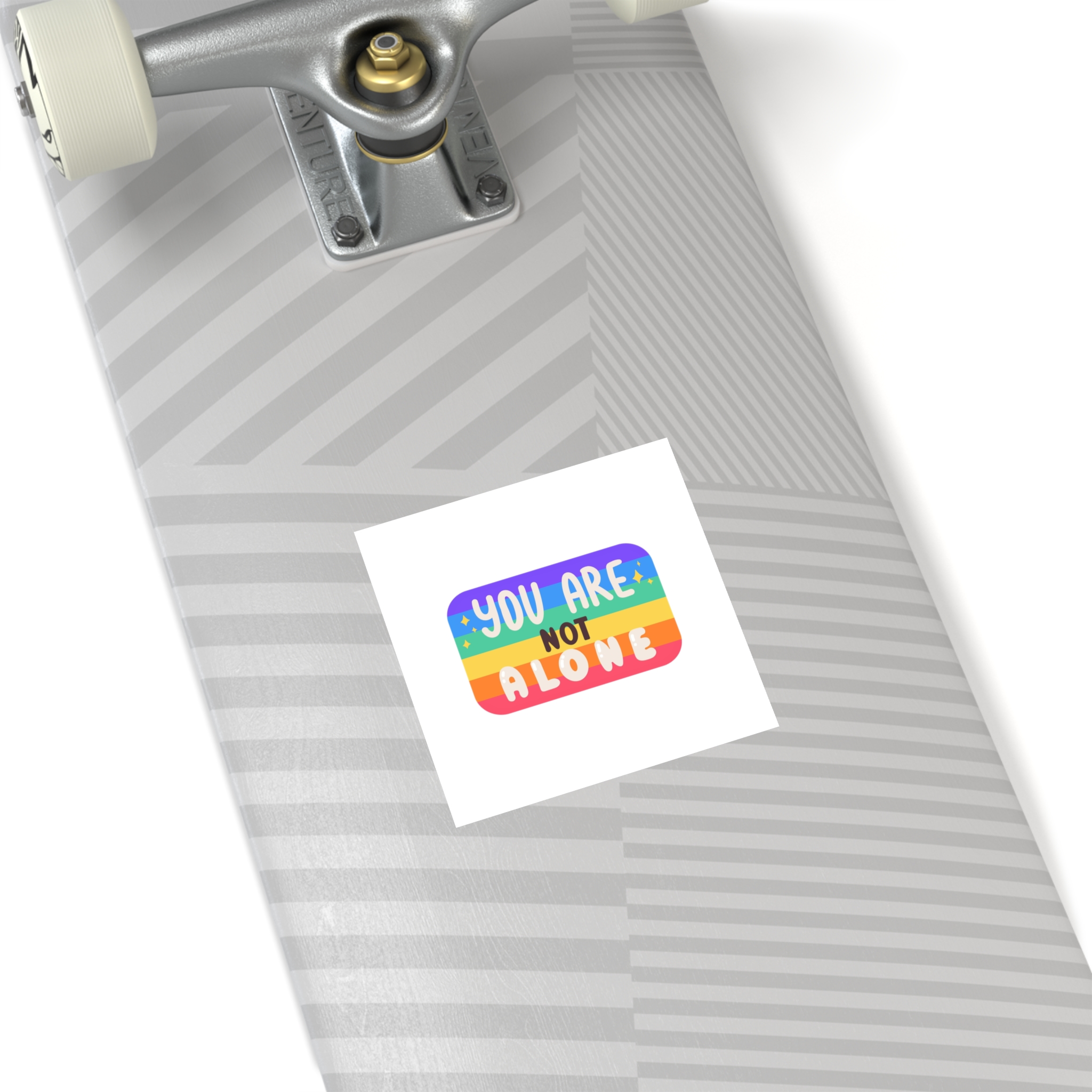 Lgbt Sticker Pack White Background Lgbtq Set Symbol Lgbt Pride Community Rainbow Elements Vector Hand Draw Illustration Hand Drawn Lettering (2) Laminate Stickers Square - Image 28