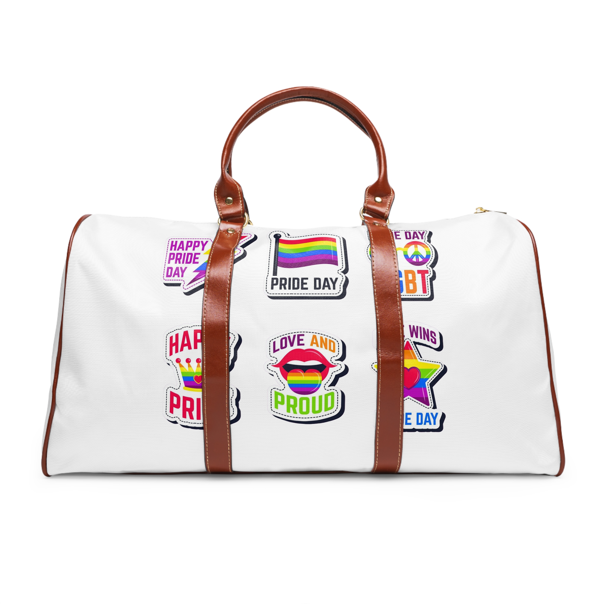 Label Collection With Pride Day Theme Waterproof Travel Bag