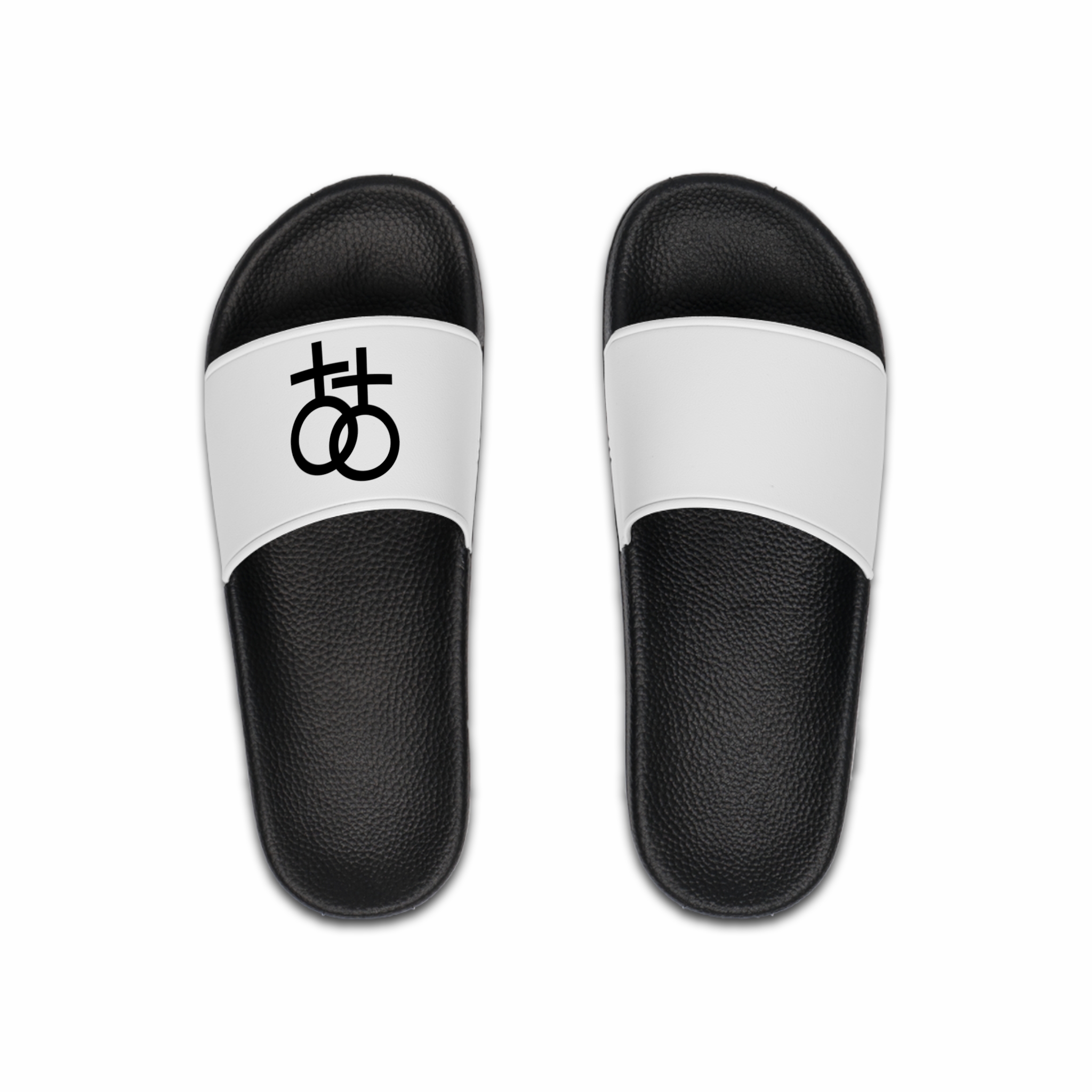 Double Female Symbol Mens Slide Sandals
