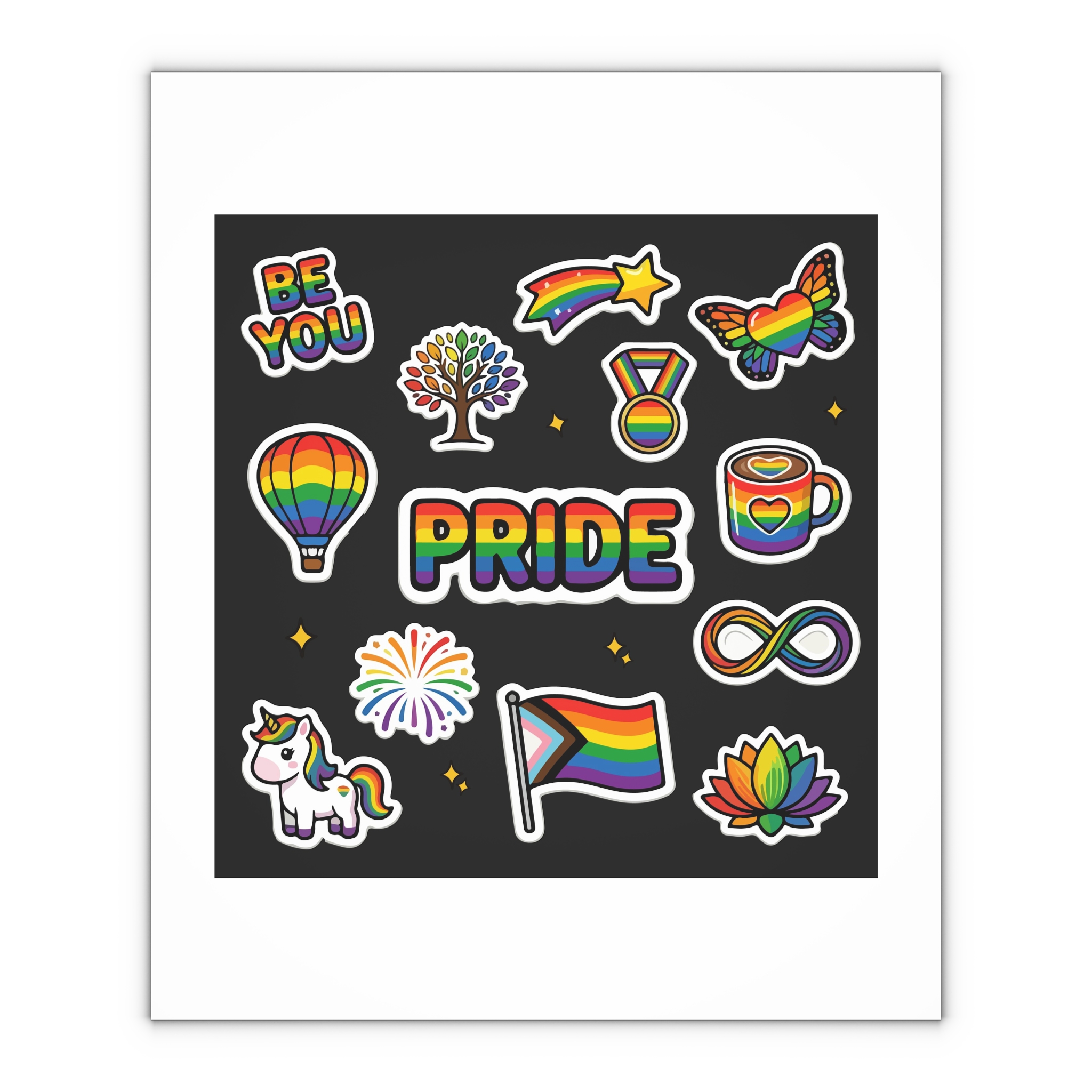 Lesbian Pride Design 20D8BE Gift Wrapping Paper Sheets 1pc - Image 4