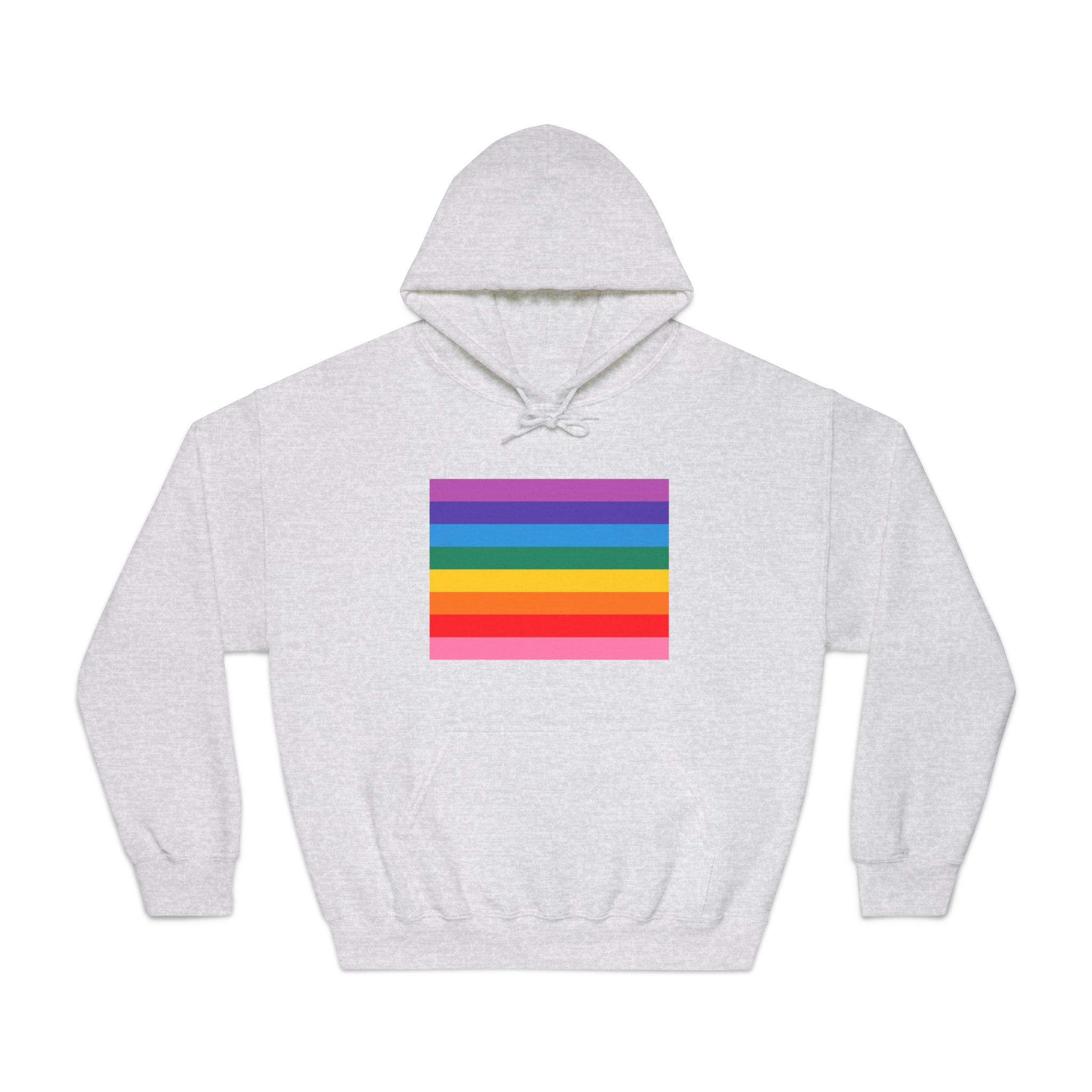 Pride Love Freedom Lgbtq Lgbt Heart Rainbow Love Wins Gay Lesbian Trans Homo Homosexual Colors Flag Diversity Parade Unisex Dryblend Hooded Sweatshirt - Image 5