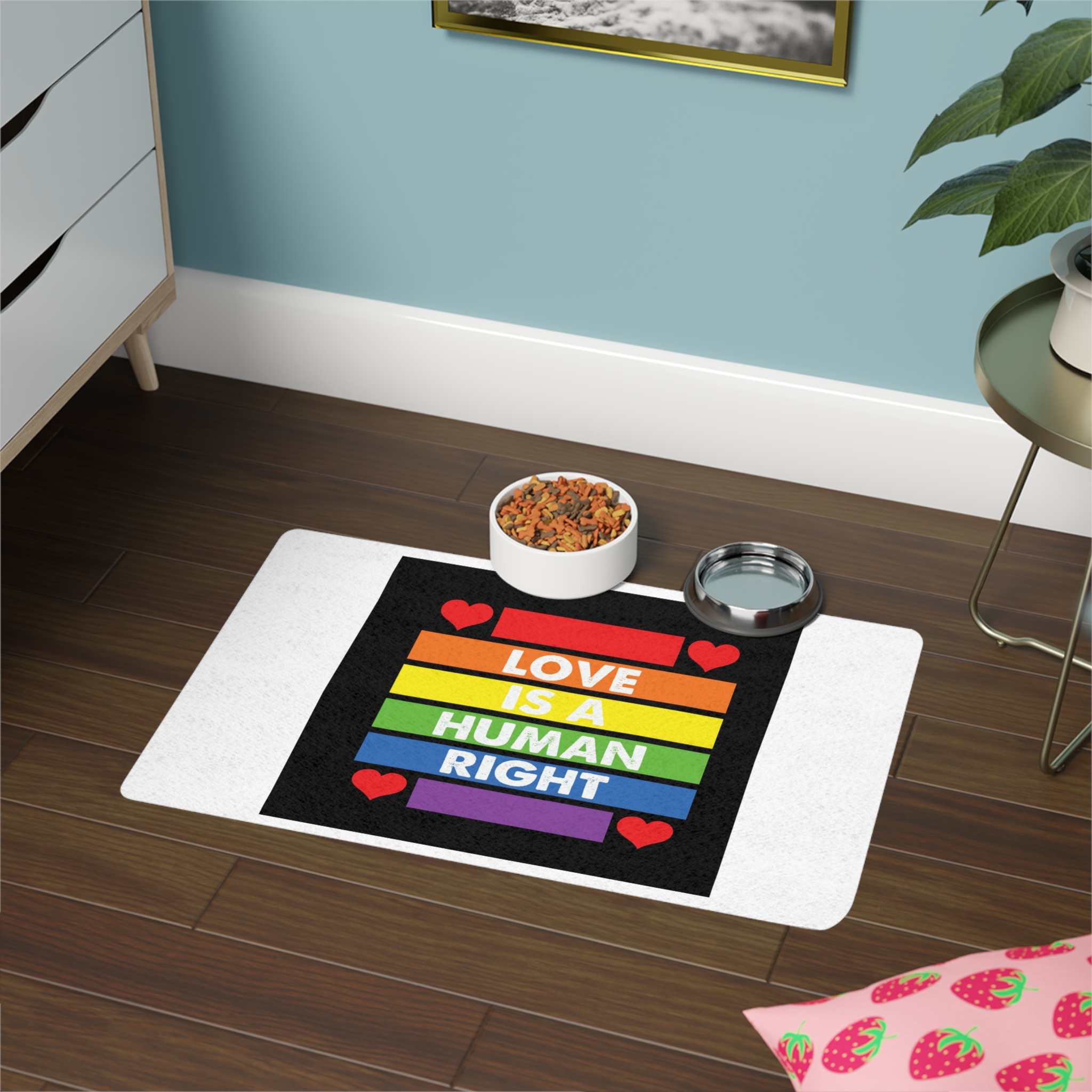 Lgbt Part Svg Tshirt Design Lgbt Part Svg Cut Files Design Lgbt Part Typography Vector Design Pet Food Mat 12x18 - Image 4
