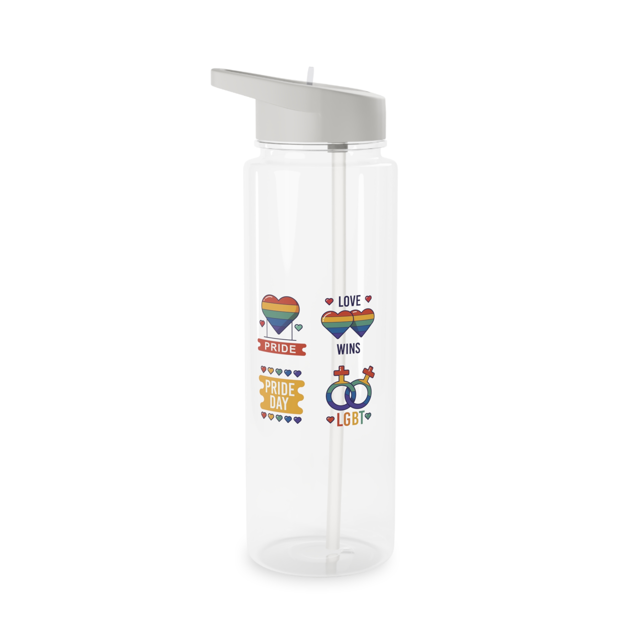 Pride Day Label Collection Concept Tritan Water Bottle - Image 5