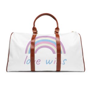 Colorful Rainbow Shape Intersex Pride Flag Happy Pride Day Lgbtqia Community Pride Month Vector Hand Drawn Doodle Posters Stickers Logo Cards(1) Waterproof Travel Bag