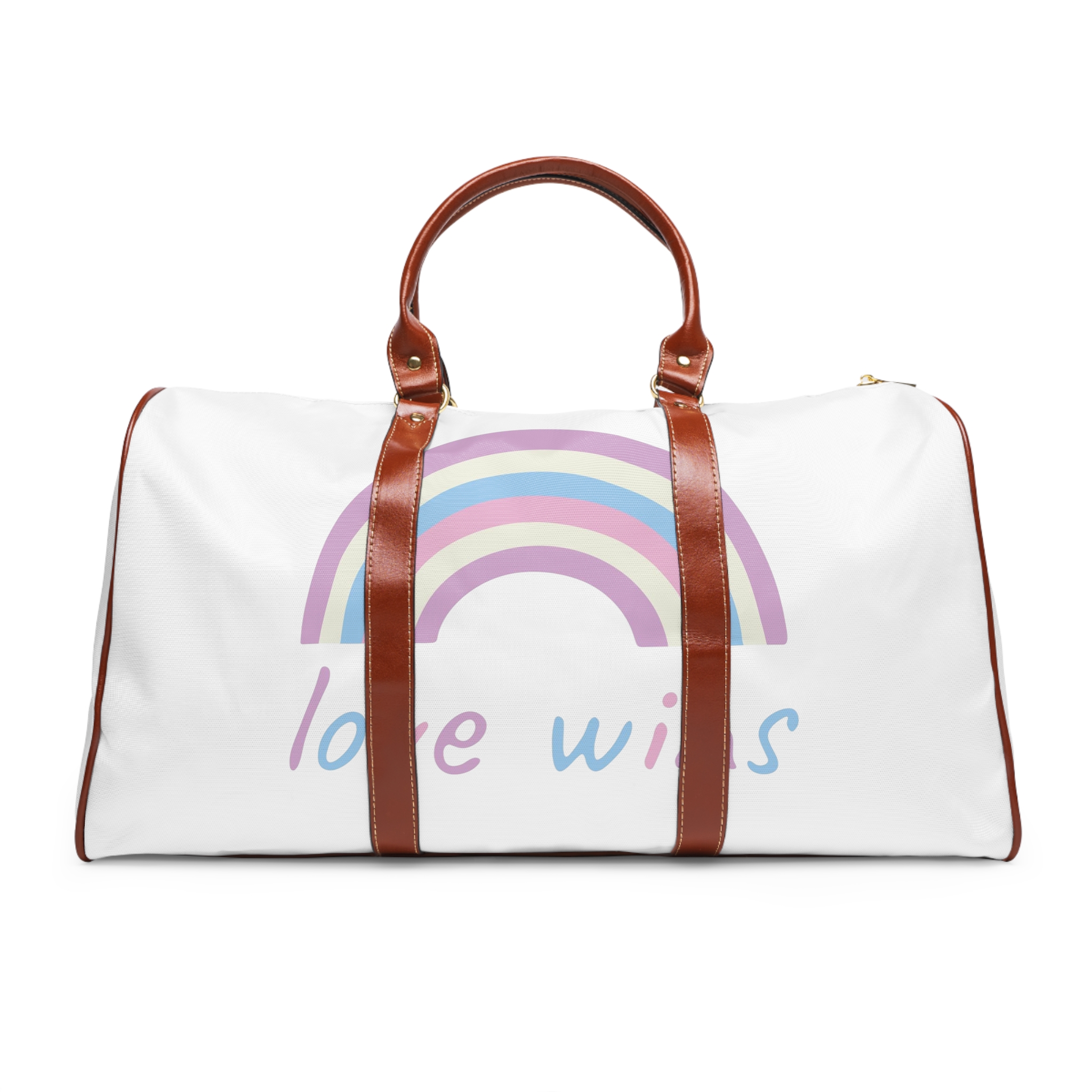 Colorful Rainbow Shape Intersex Pride Flag Happy Pride Day Lgbtqia Community Pride Month Vector Hand Drawn Doodle Posters Stickers Logo Cards(1) Waterproof Travel Bag