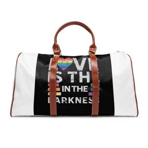 Love Is the In the Darkness Waterproof Travel Bag