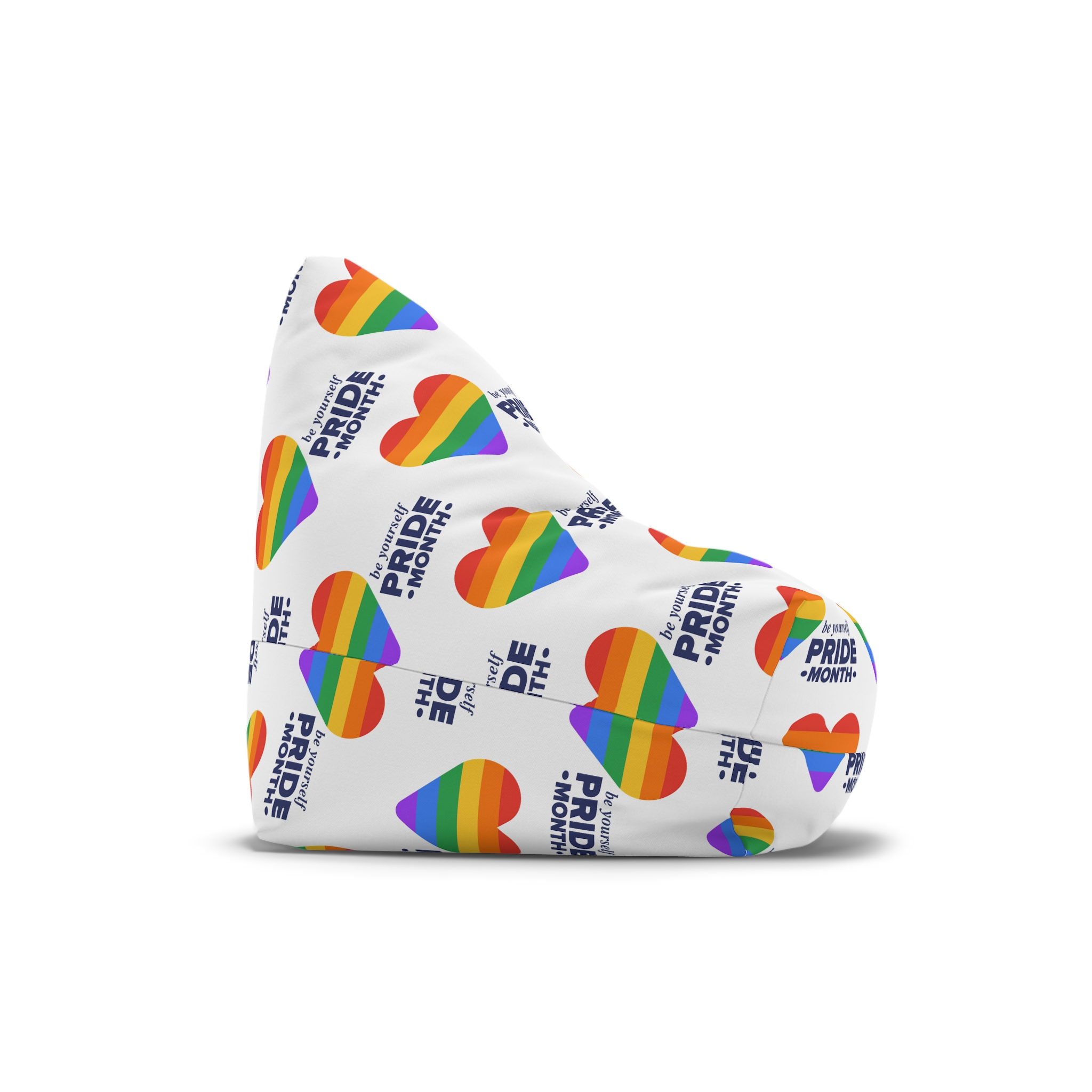 Lgbt Pride Month June Lgbt Flag Rainbow Flag Love Concept Vector Illustration Poster Bean Bag Chair Cover - Image 3