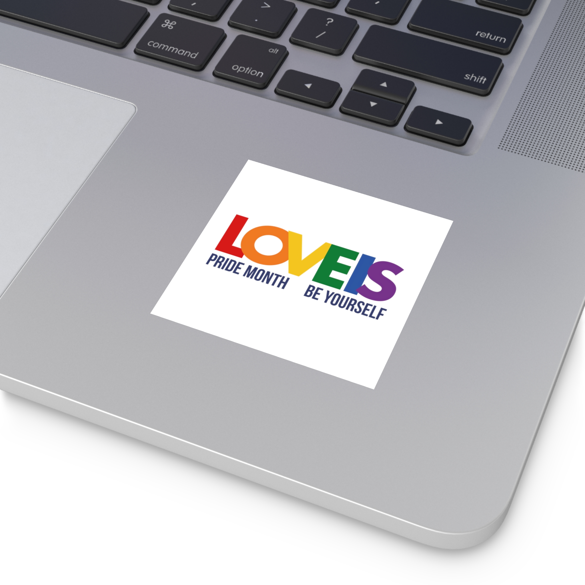 Lgbt Pride Month June 2026 Lesbian Gay Bisexual Transgender Lgbtq Flag Rainbow Love Vector Laminate Stickers Square - Image 3