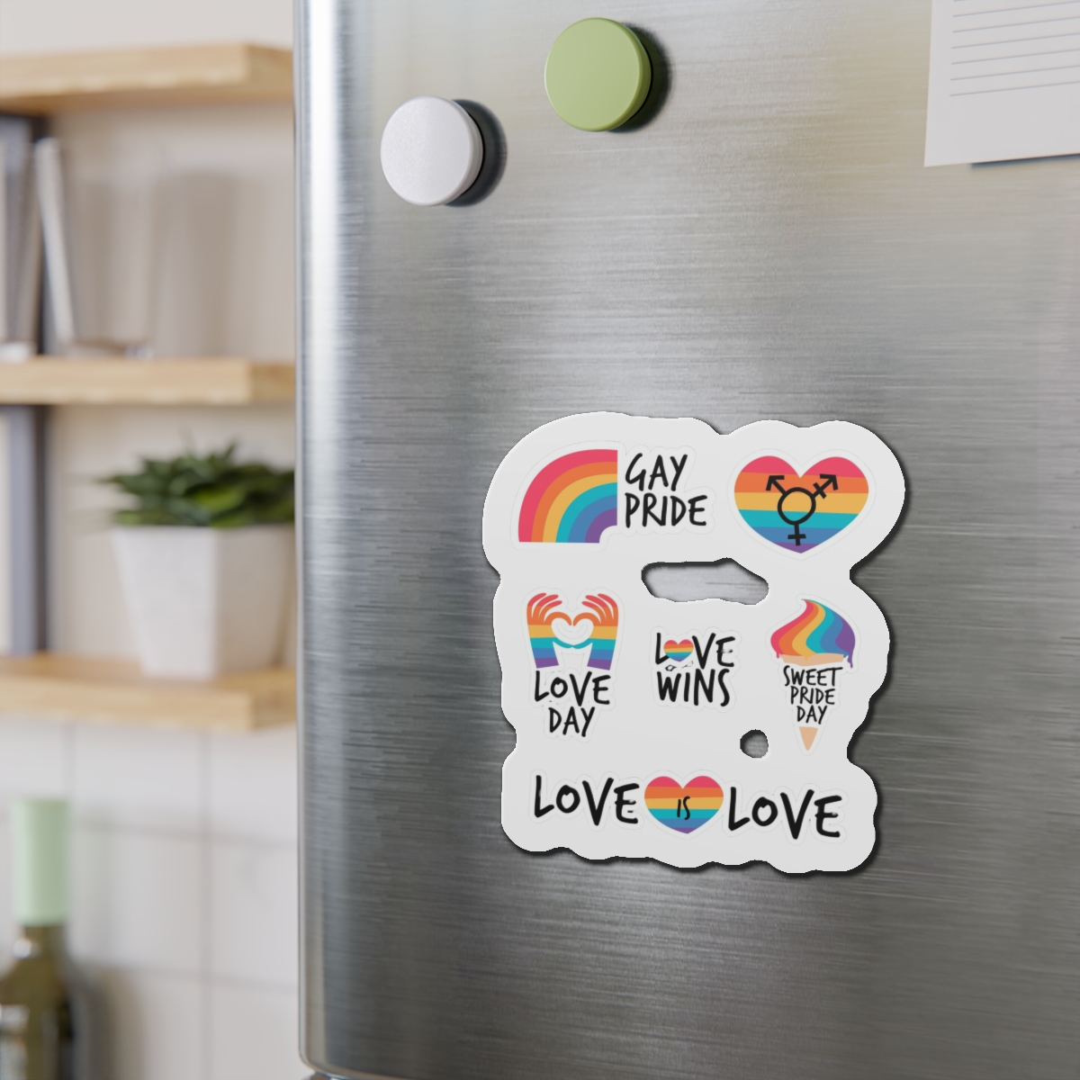Pride Day Label Pack Theme Die Cut Magnets - Image 15