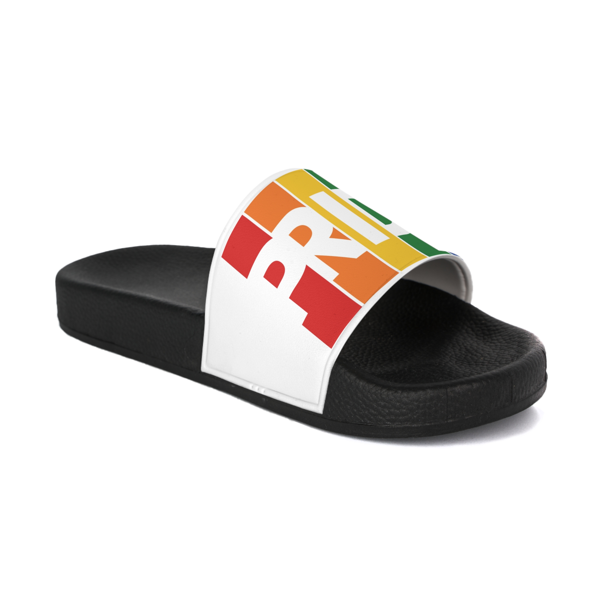 Lesbian Pride Design 23E1A1 Mens Slide Sandals - Image 2