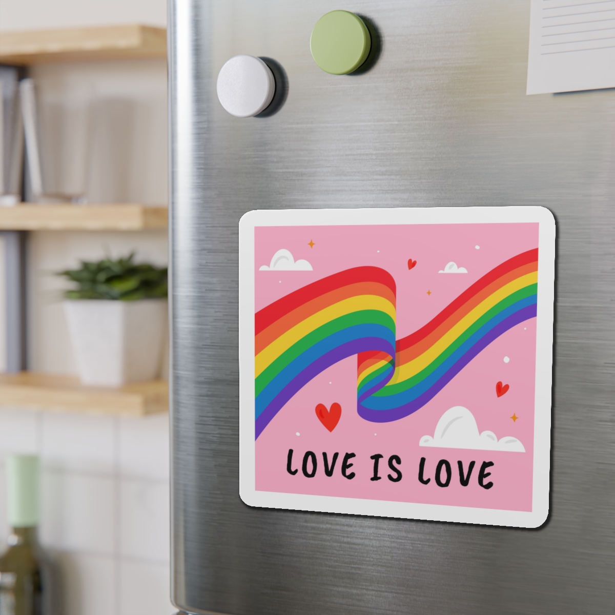Colorful Flag Pride Day Die Cut Magnets - Image 15