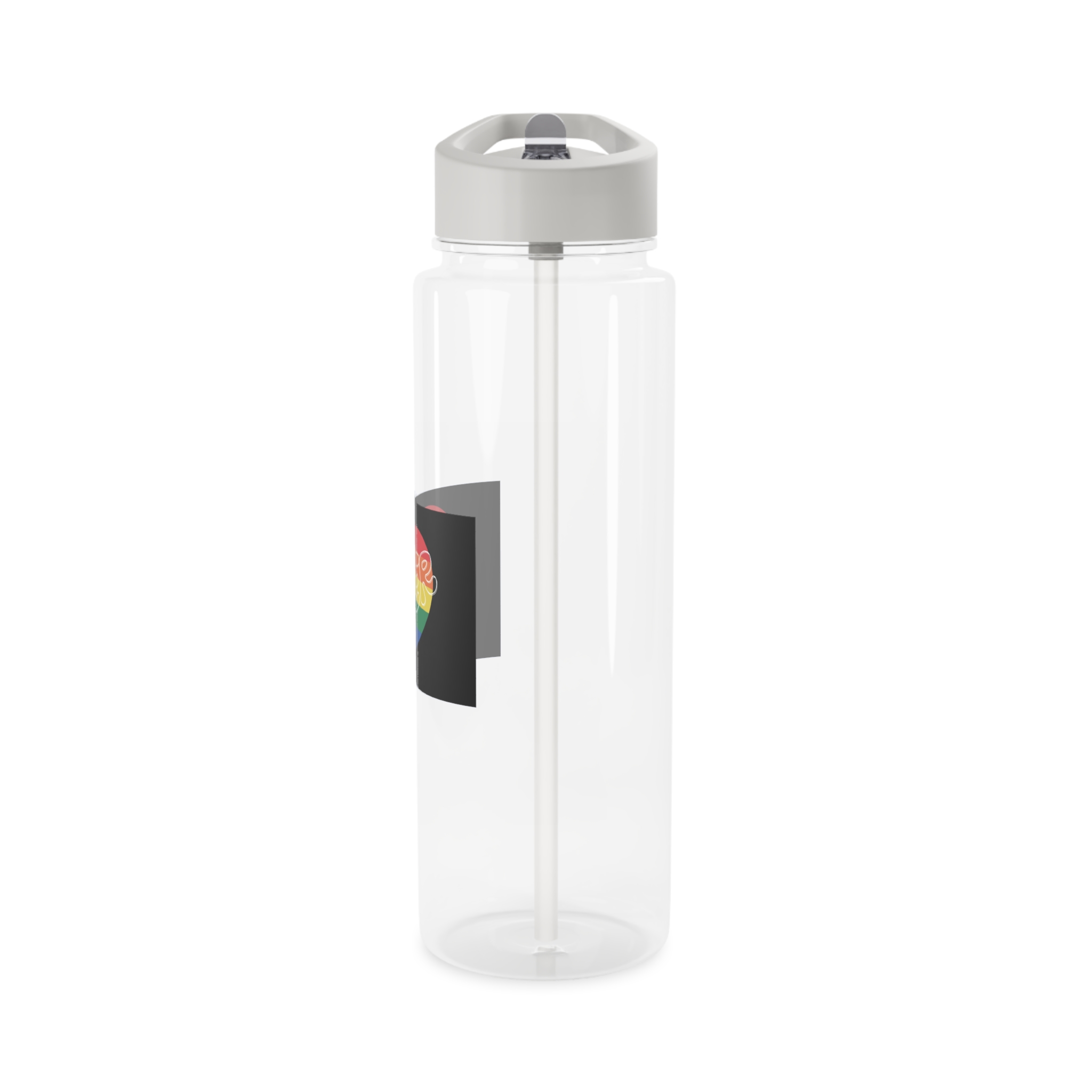 Queer Pride Heart Tritan Water Bottle - Image 7