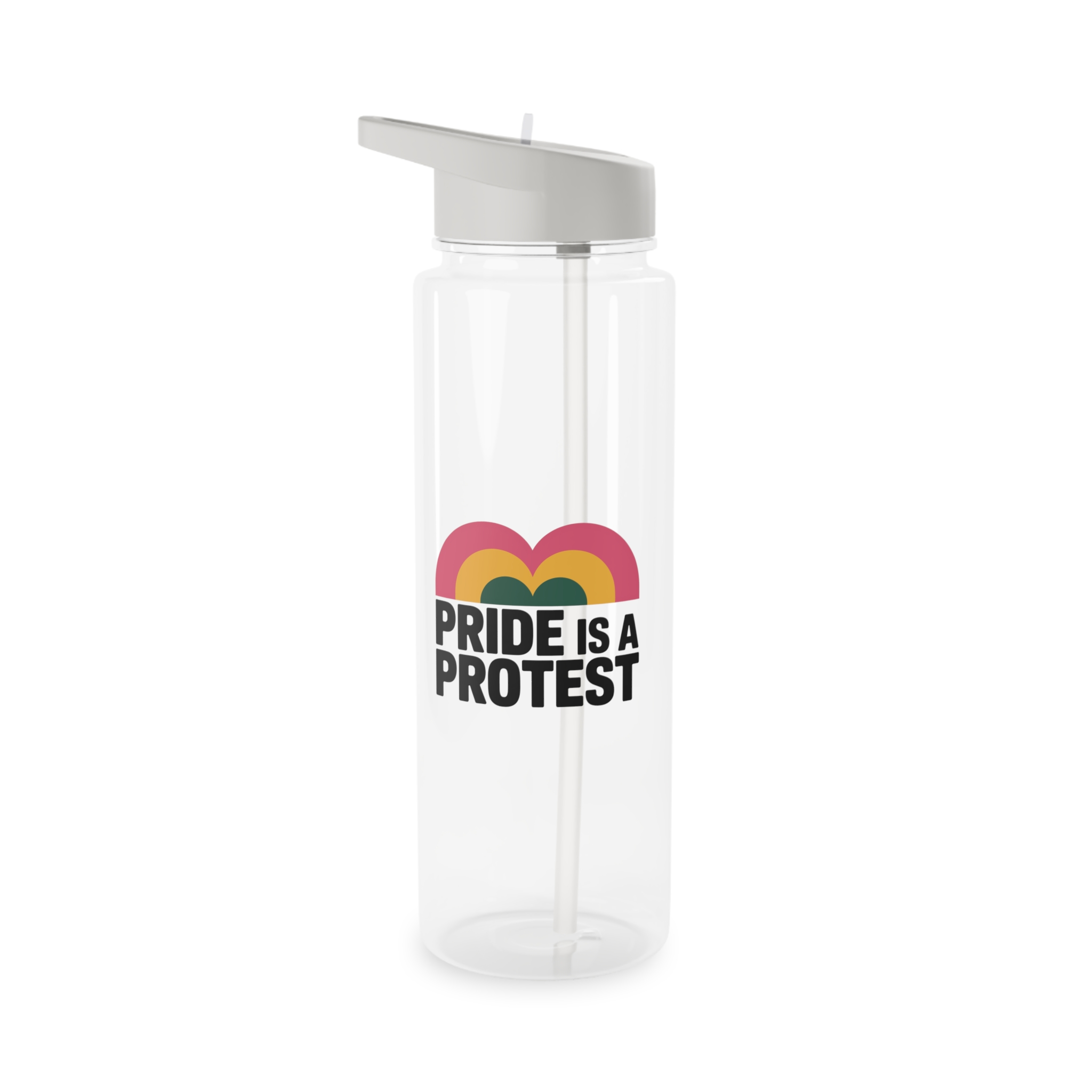 Price Isa Protest T Shirt Design Isolated White Background Tritan Water Bottle - Image 5