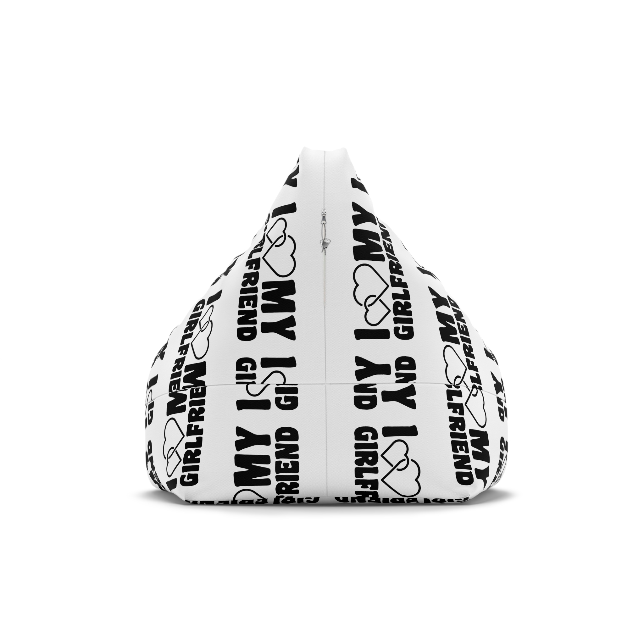 I Love My Girlfriend Iheart My Girlfriend Bean Bag Chair Cover - Image 2
