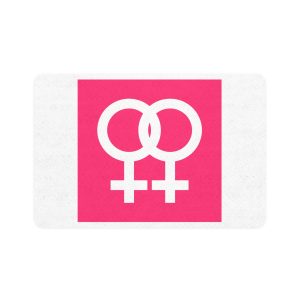 Lesbian Pride Design 2B26C2 Pet Food Mat 12x18