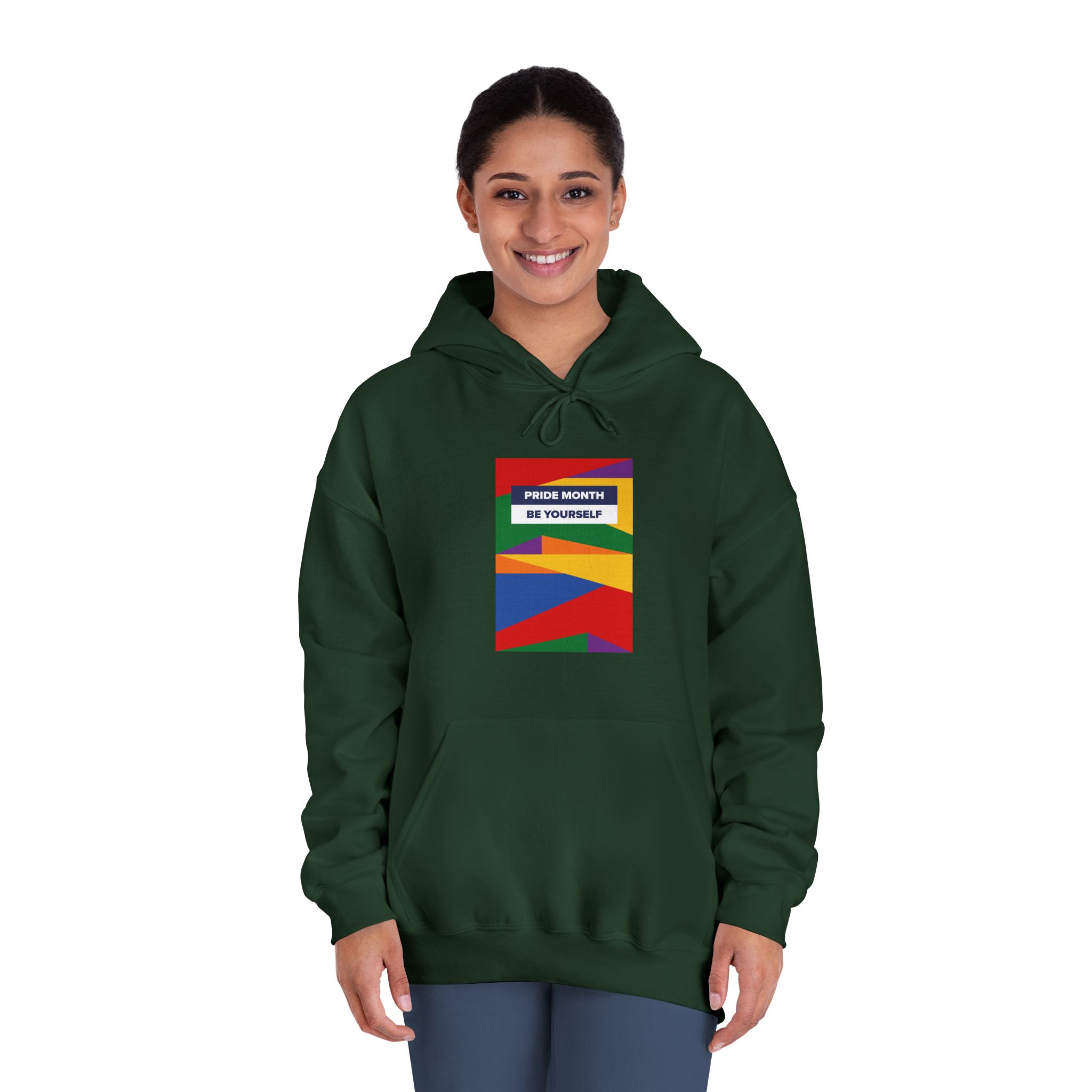Lgbt Pride Month June Lesbian Gay Bisexual Transgender Lgbtq Flag Rainbow Vector(2) Unisex Dryblend Hooded Sweatshirt - Image 24