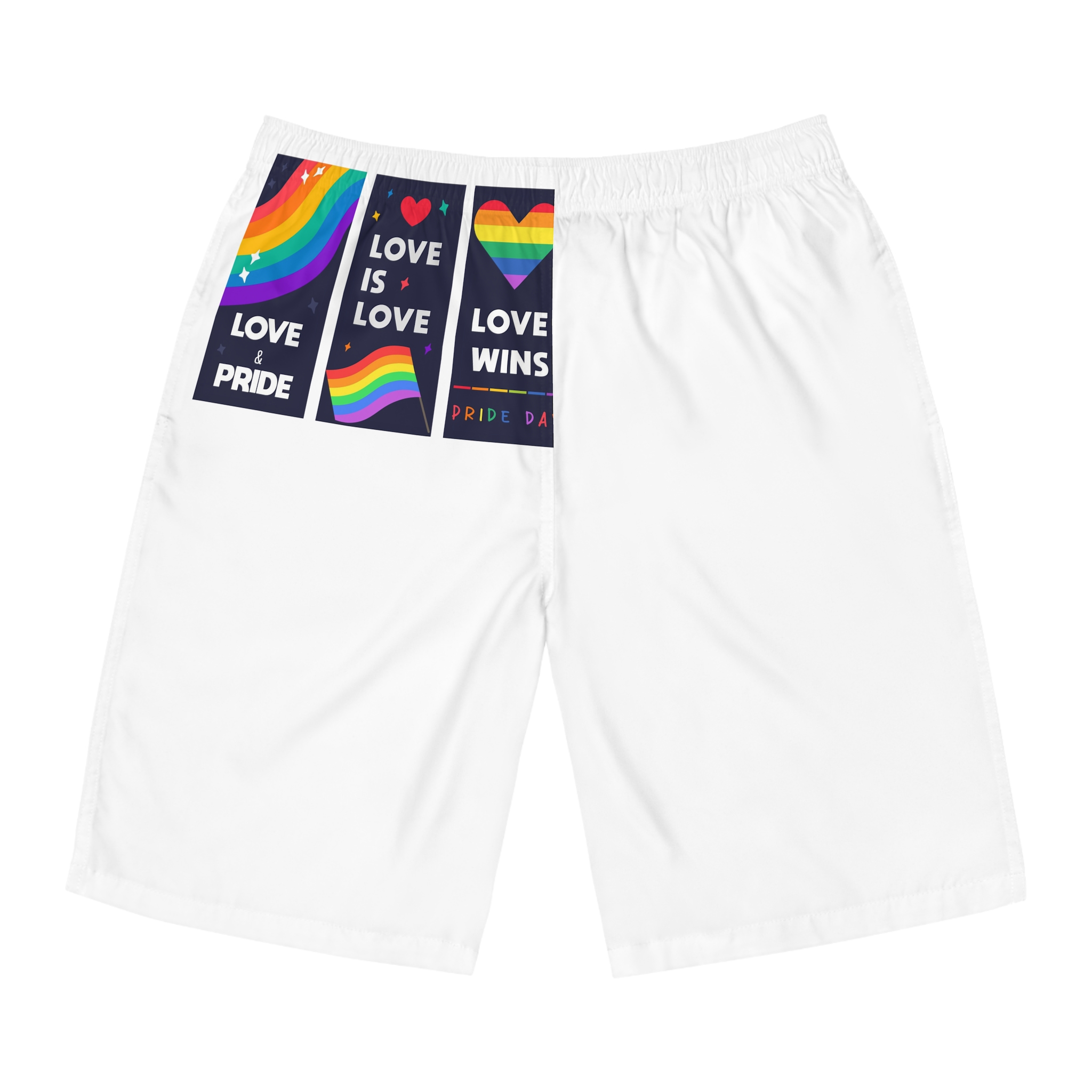Lgbt Wallpapers Pride Day Celebration Mens Board Shorts Aop