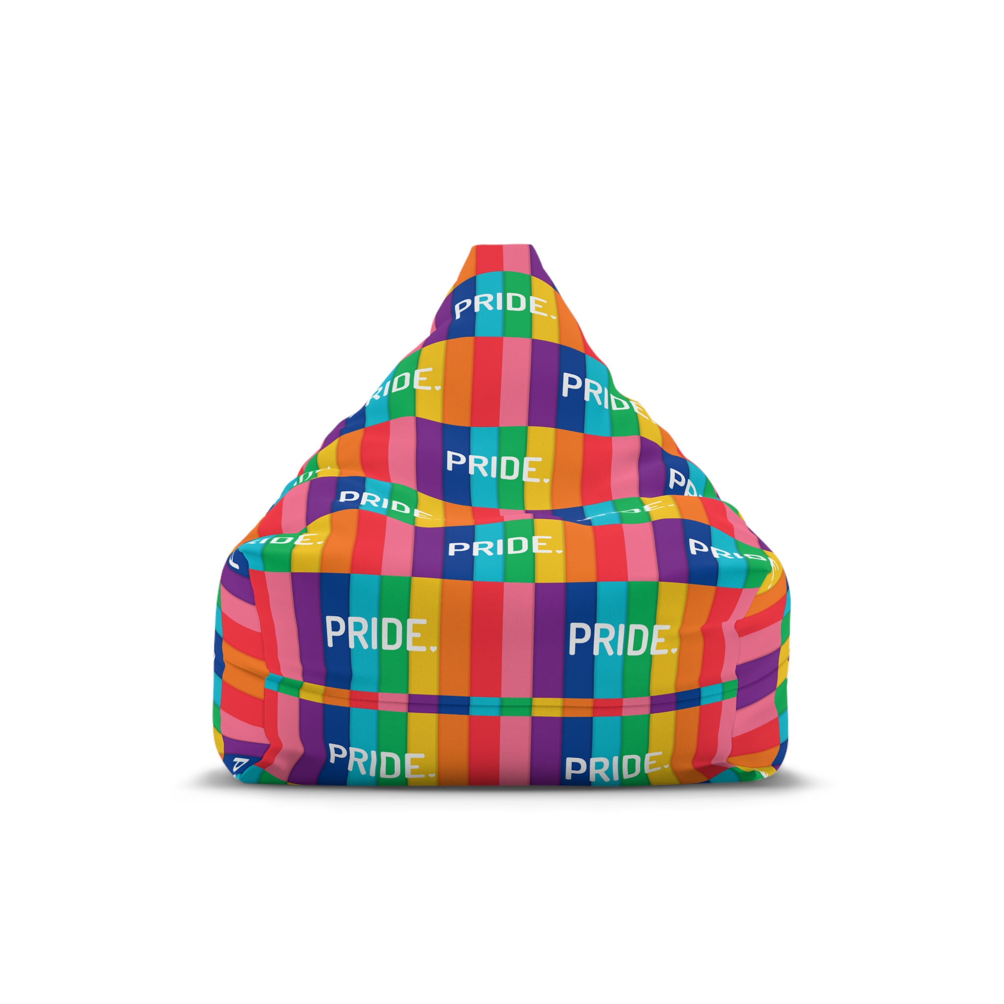 Rainbow Colored Background With Pride Concept Pride Month Bean Bag Chair Cover