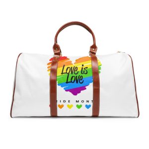 Beautiful Pride Day Flag Concept Waterproof Travel Bag