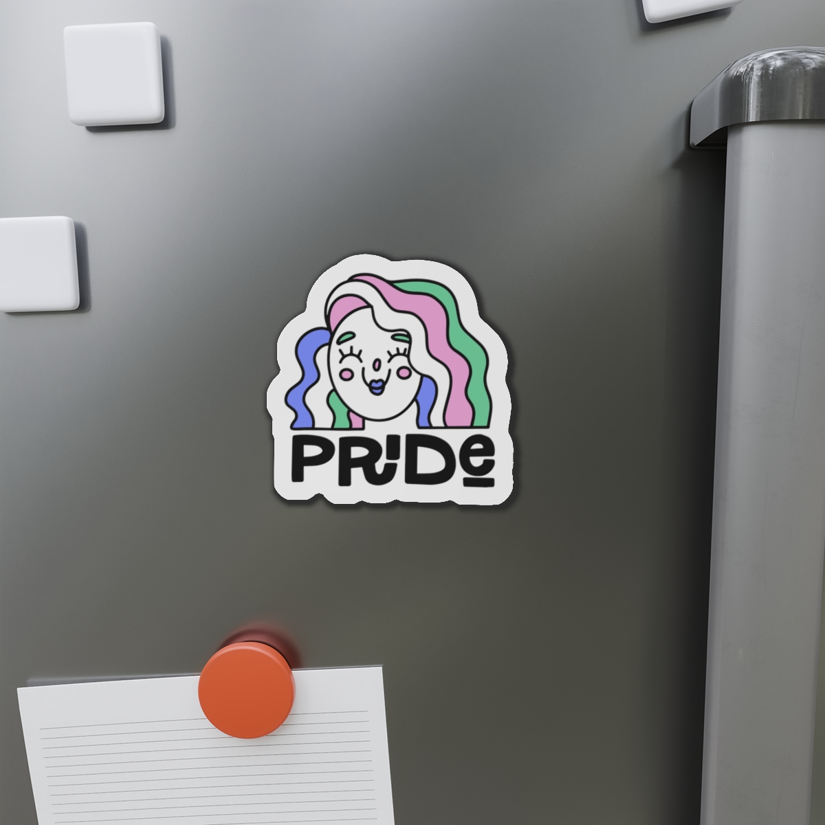 Pride Day Lettering Quote Concept Die Cut Magnets - Image 11