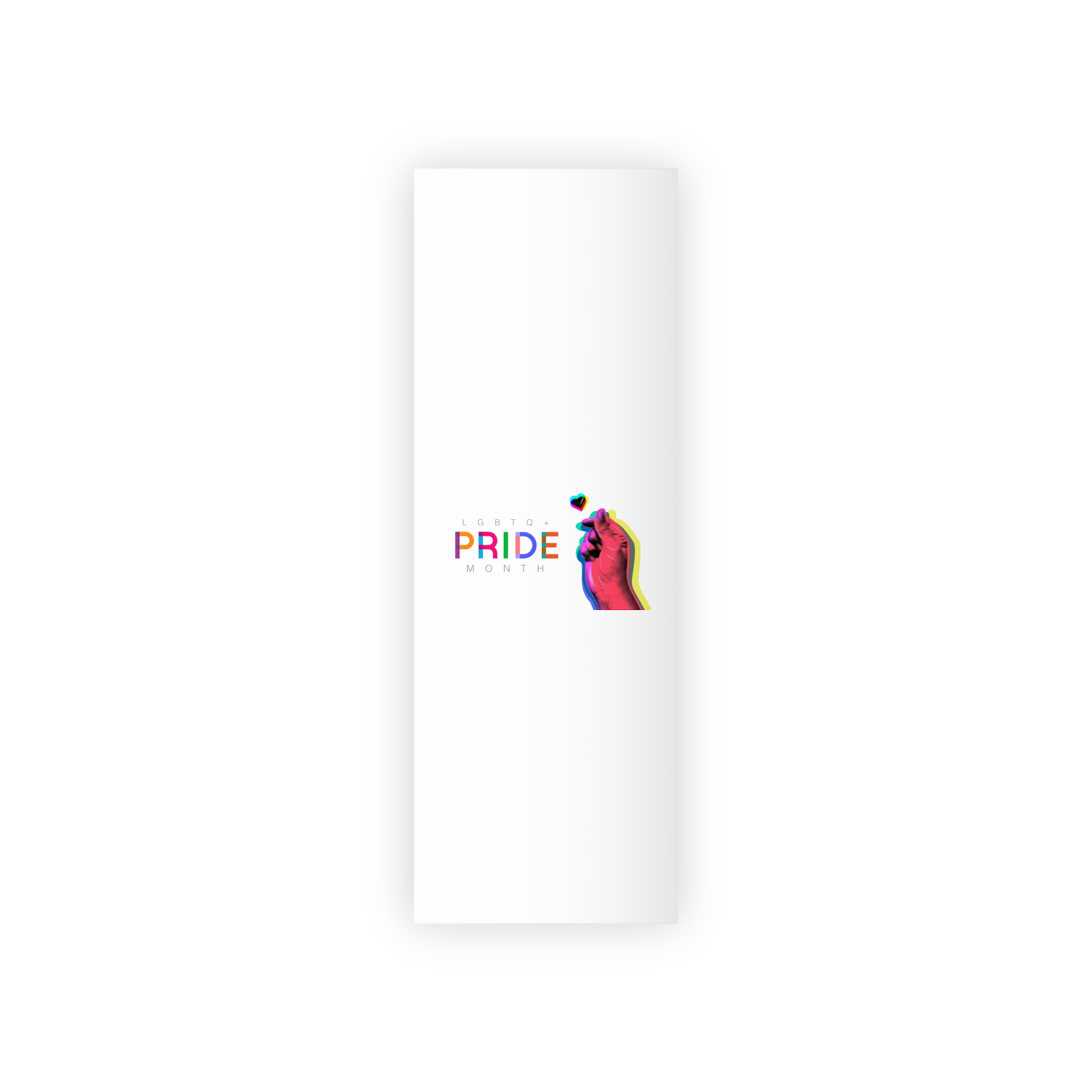 Pride Month Lgbtq Banner Gay Pride Month Rainbow Color Flat Design Hand Together Love Sign Typography Gift Wrapping Paper Rolls 1pc - Image 5