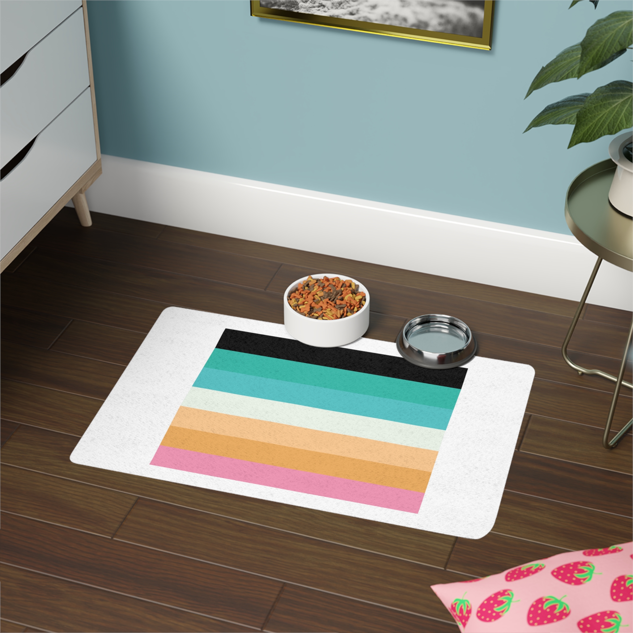 Lesbian Pride Design 1724D6 Pet Food Mat 12x18 - Image 4