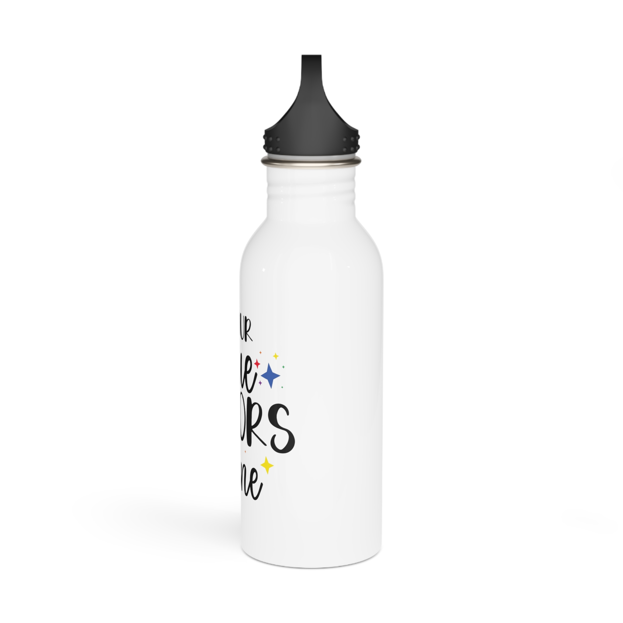 Gay Pride Svg Design(5) Stainless Steel Water Bottle - Image 4