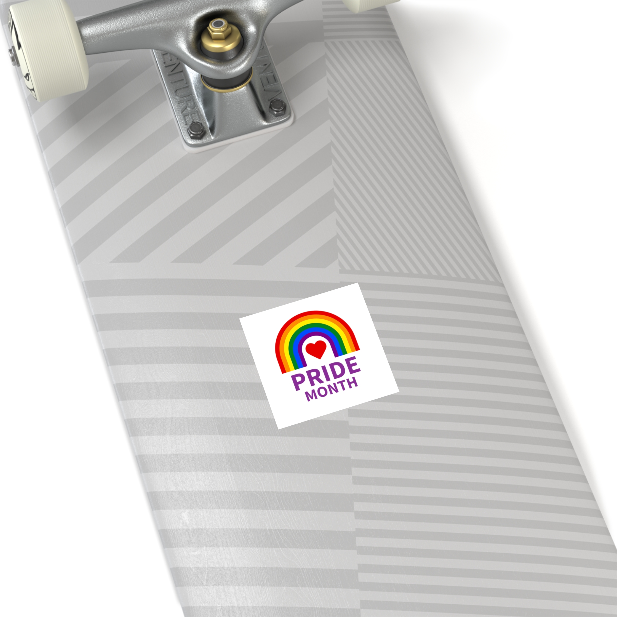 Pride Month Logo Template Design Laminate Stickers Square - Image 8