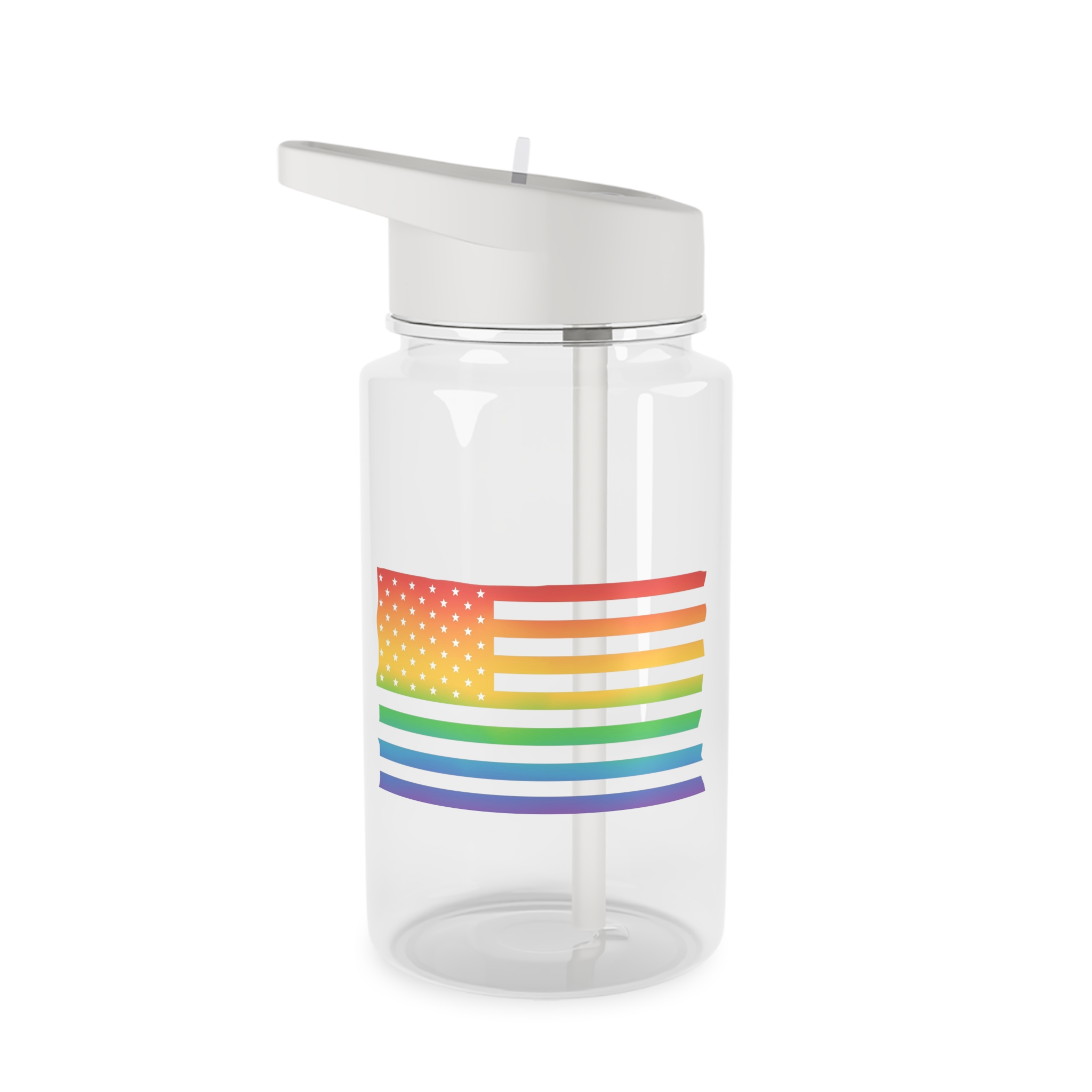 Pride Month America Concept Us Pride Month Flag1 Tritan Water Bottle