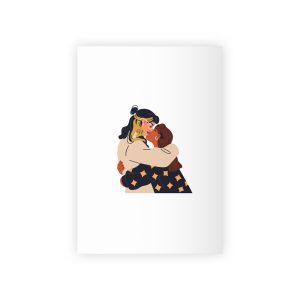 Lesbian Love Couple Kissing Hugging Lgbt Women Embracing Together With Passion Modern Young Homosexual Girlfriends Lgbtq Lovers Valentines Flat Vector Illustration Isolated White Background Gift...