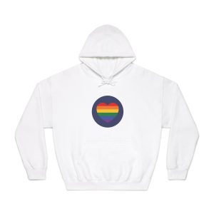 Lgbt Pride Month June Lesbian Gay Bisexual Transgender Lgbtq Flag Rainbow Vector(5) Unisex Dryblend Hooded Sweatshirt