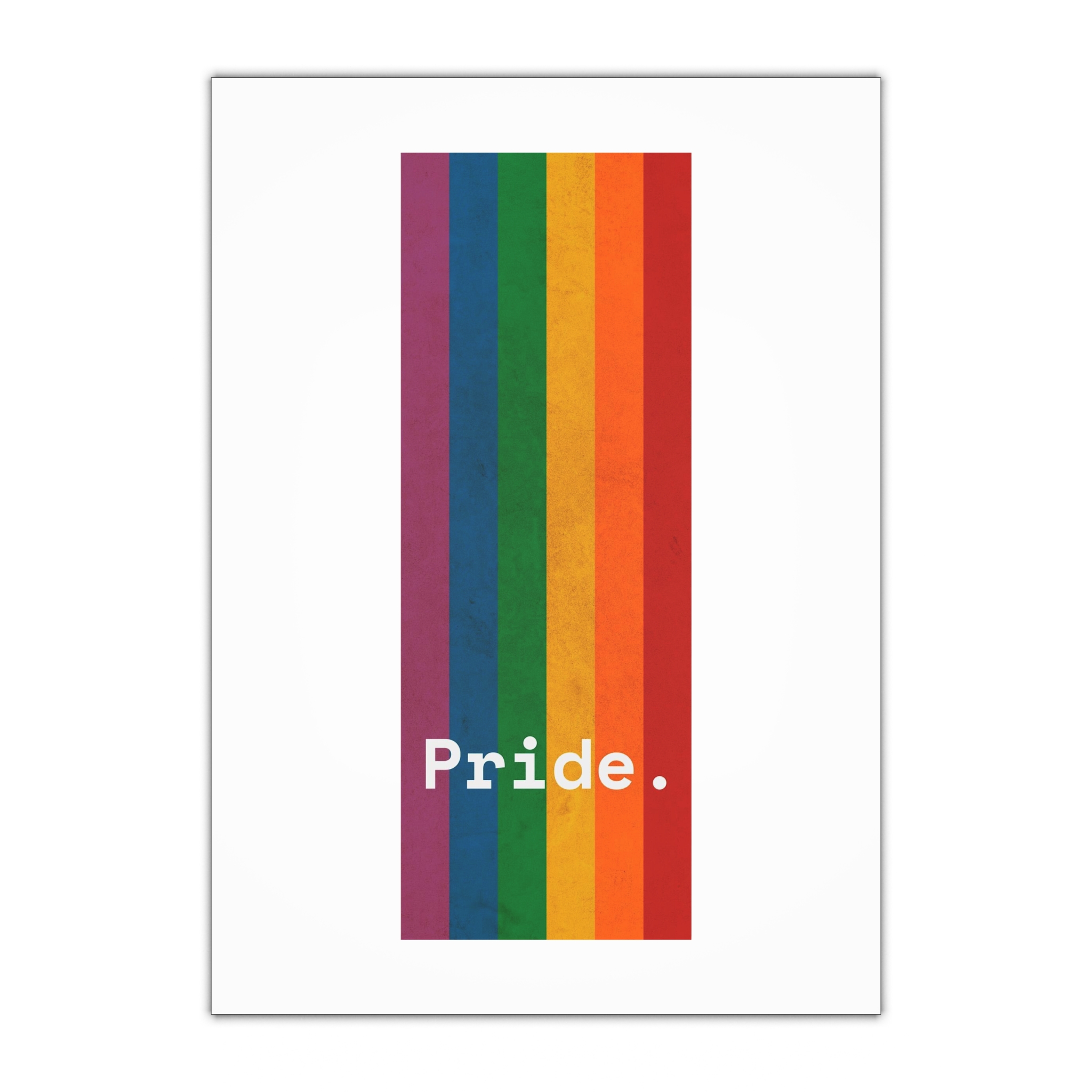 Poster With Rainbow Pride Concept Gift Wrapping Paper Sheets 1pc