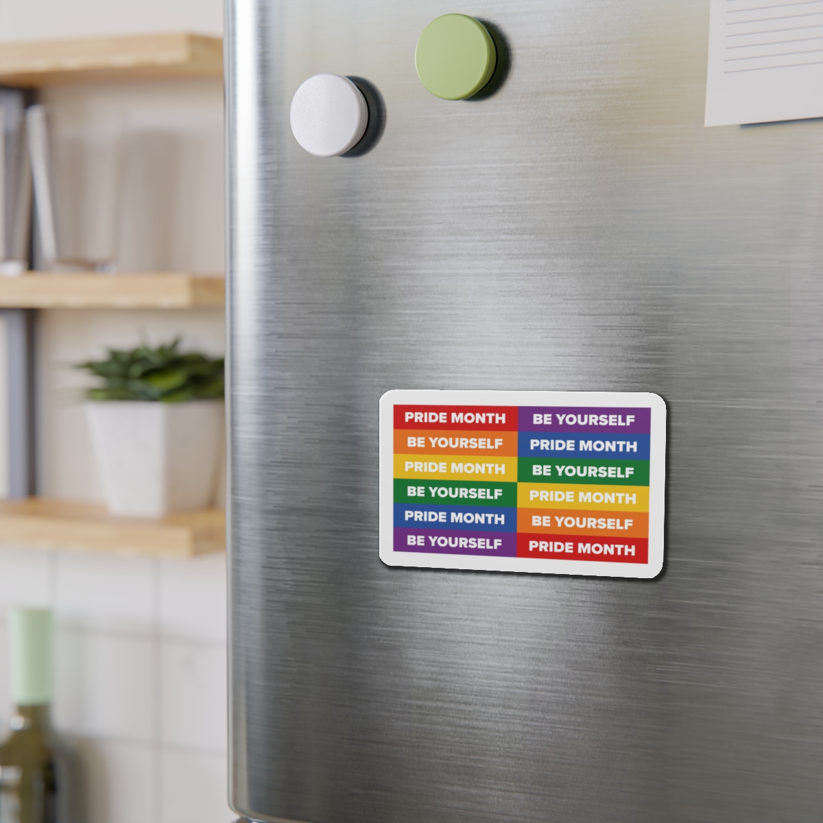 Lesbian Pride Design 33F9F4 Die Cut Magnets - Image 9