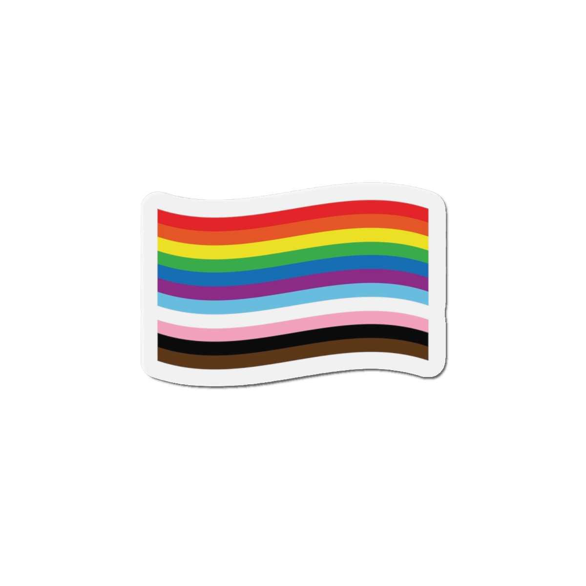 Vector Flat New Lgbtq Flag Die Cut Magnets - Image 10
