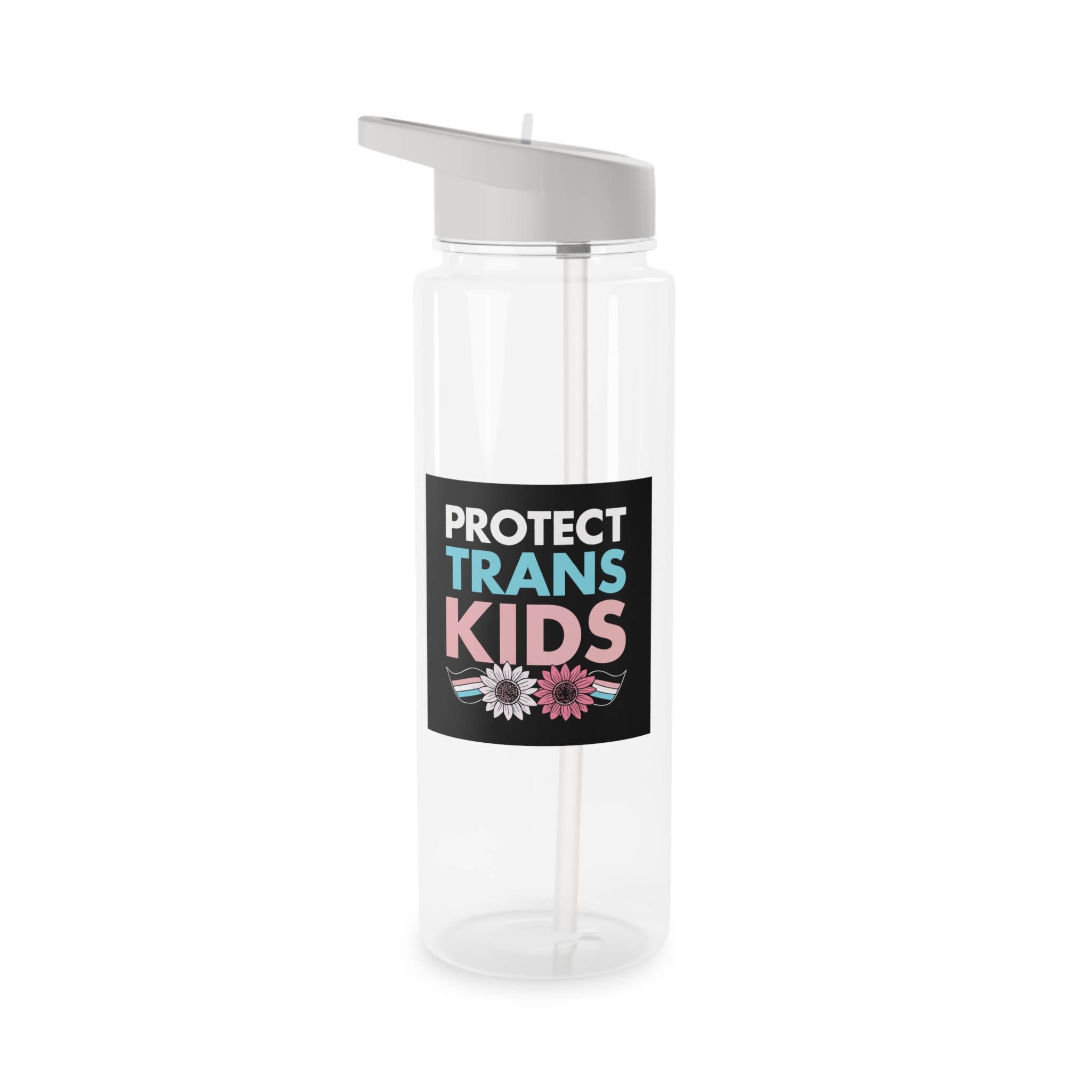 Protect Trans Kids(1) Tritan Water Bottle - Image 5
