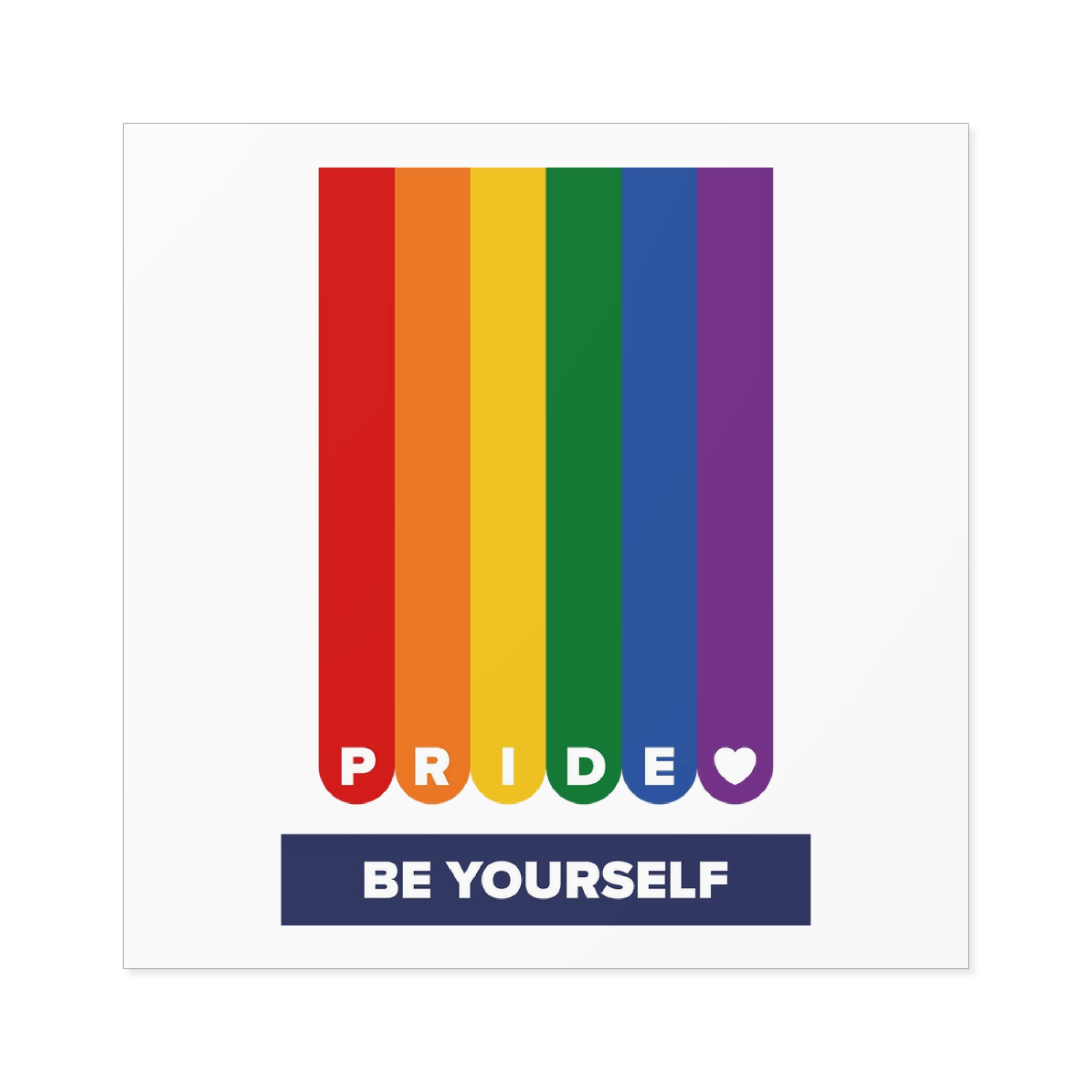 Lgbt Pride Month June Lesbian Gay Bisexual Transgender Lgbtq Flag Rainbow Vector Laminate Stickers Square - Image 25