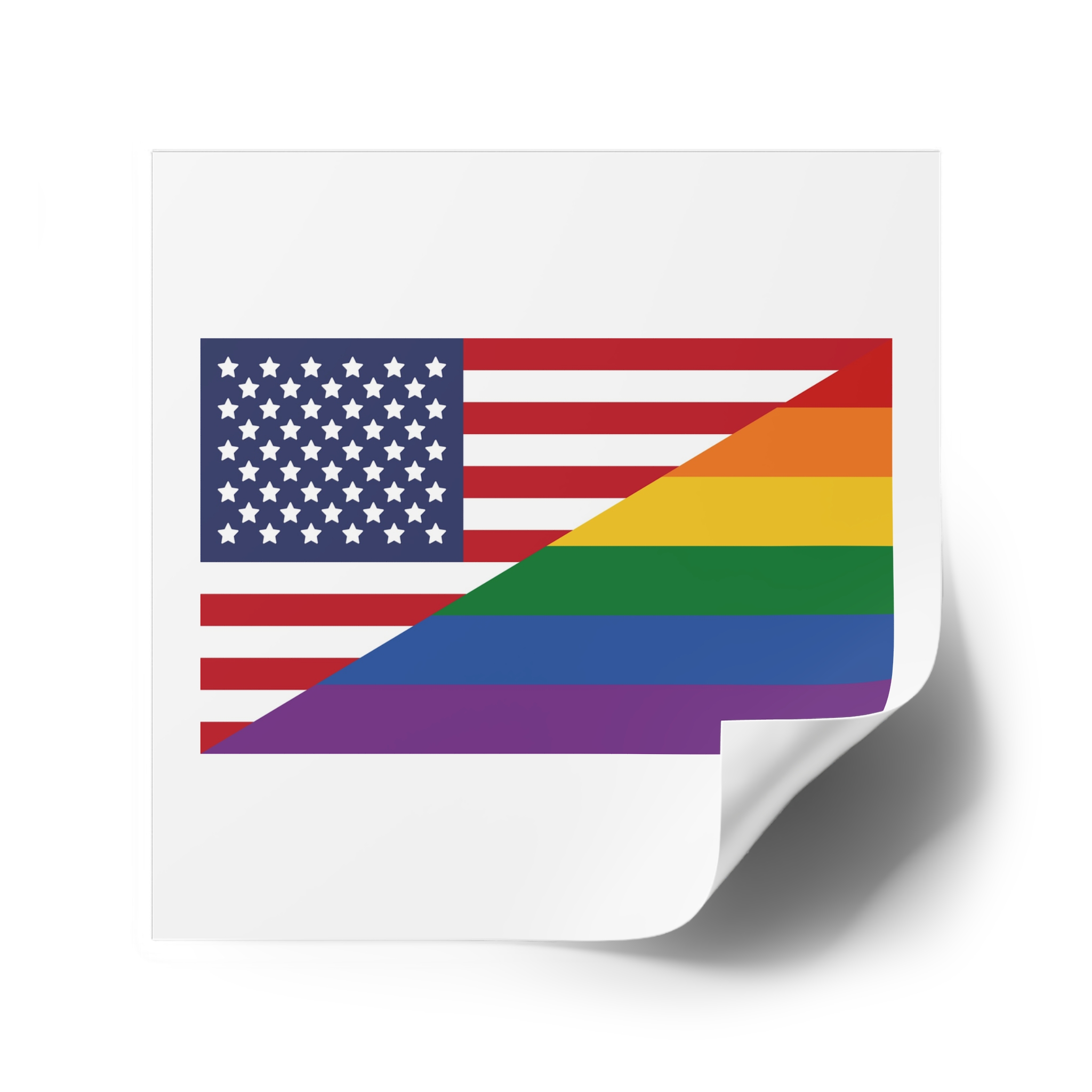 Lgbt Pride Month June Lesbian Gay Bisexual Transgender Lgbtq Flag Rainbow Vector(2) (1) Laminate Stickers Square - Image 34
