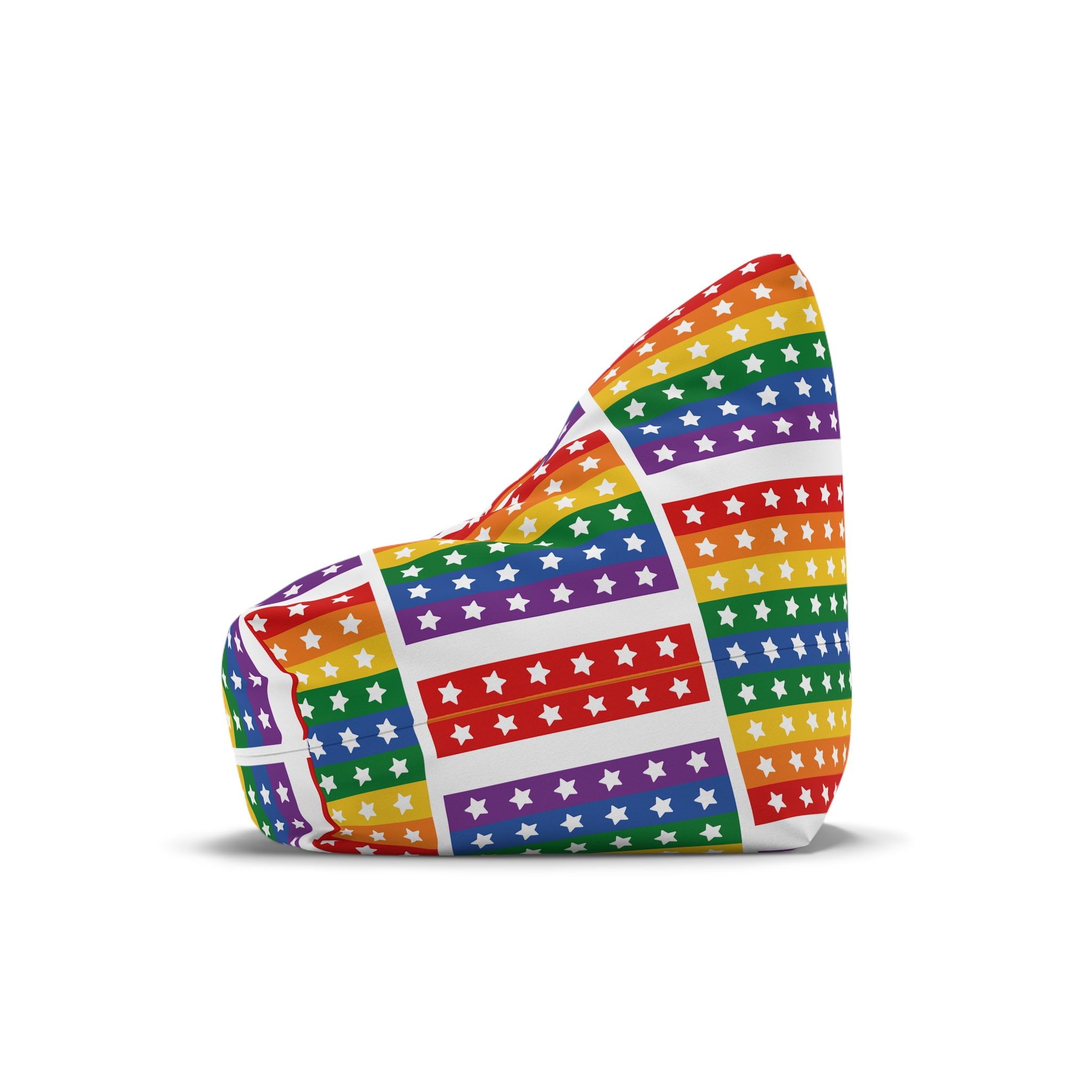 Lesbian Pride Design 9A44FB Bean Bag Chair Cover - Image 4